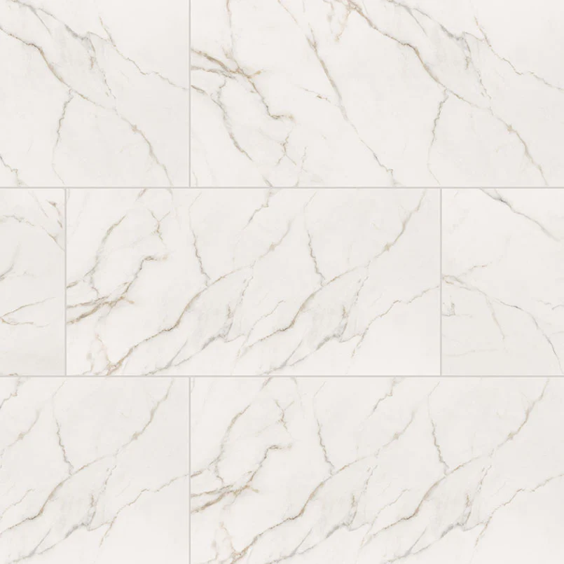 Kaya Porcelain Field Tile 12X24 Calacatta Lucca Polished
