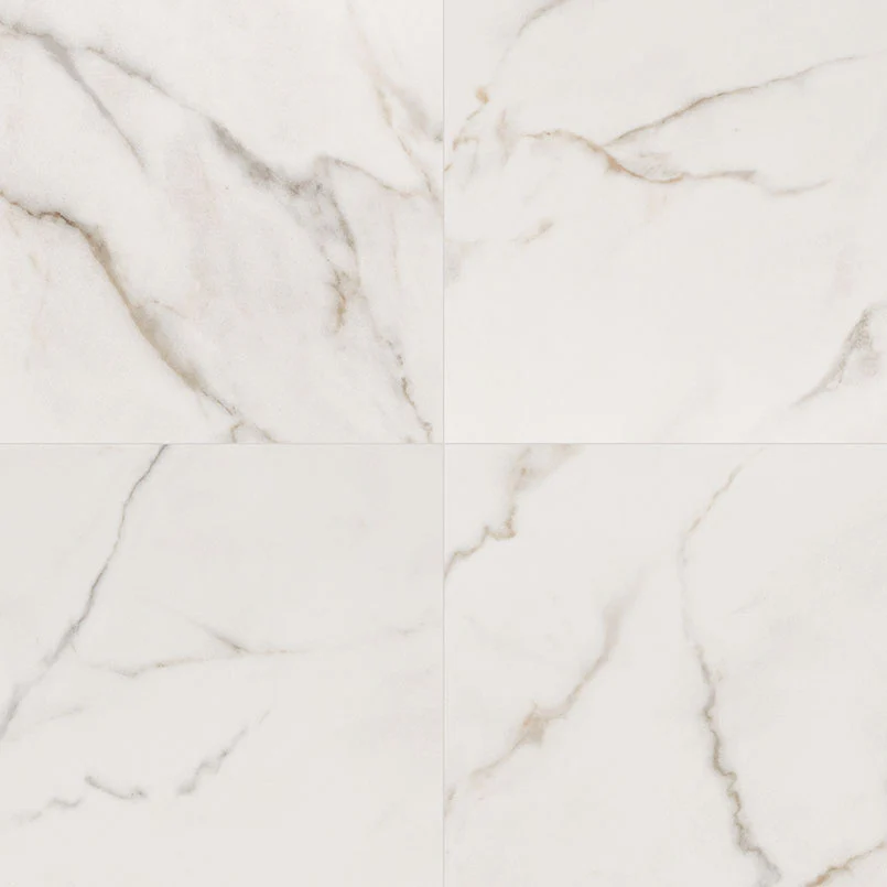 Kaya Porcelain Field Tile 24X24 Calacatta Lucca Polished