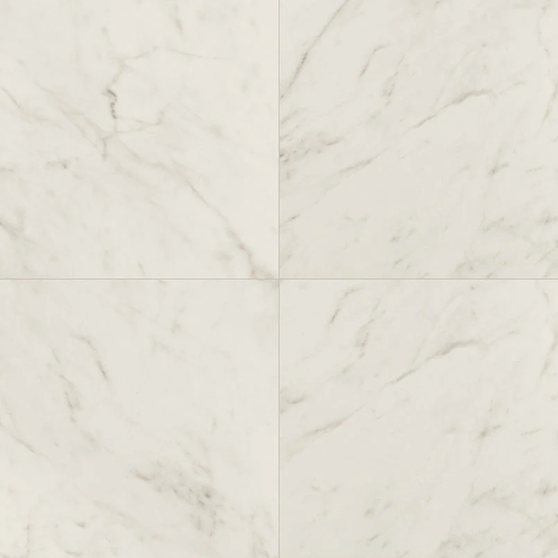 Kaya Porcelain Field Tile 24X24 Carrara Bianco Polished