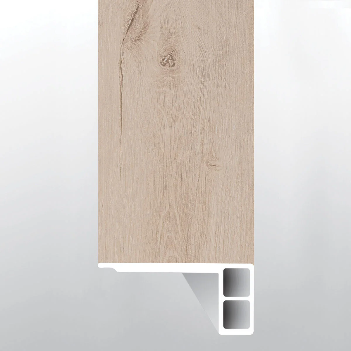 Laurel Reserve Flush Stair Nose Eased Edge 2.75X94 Shasta Grove