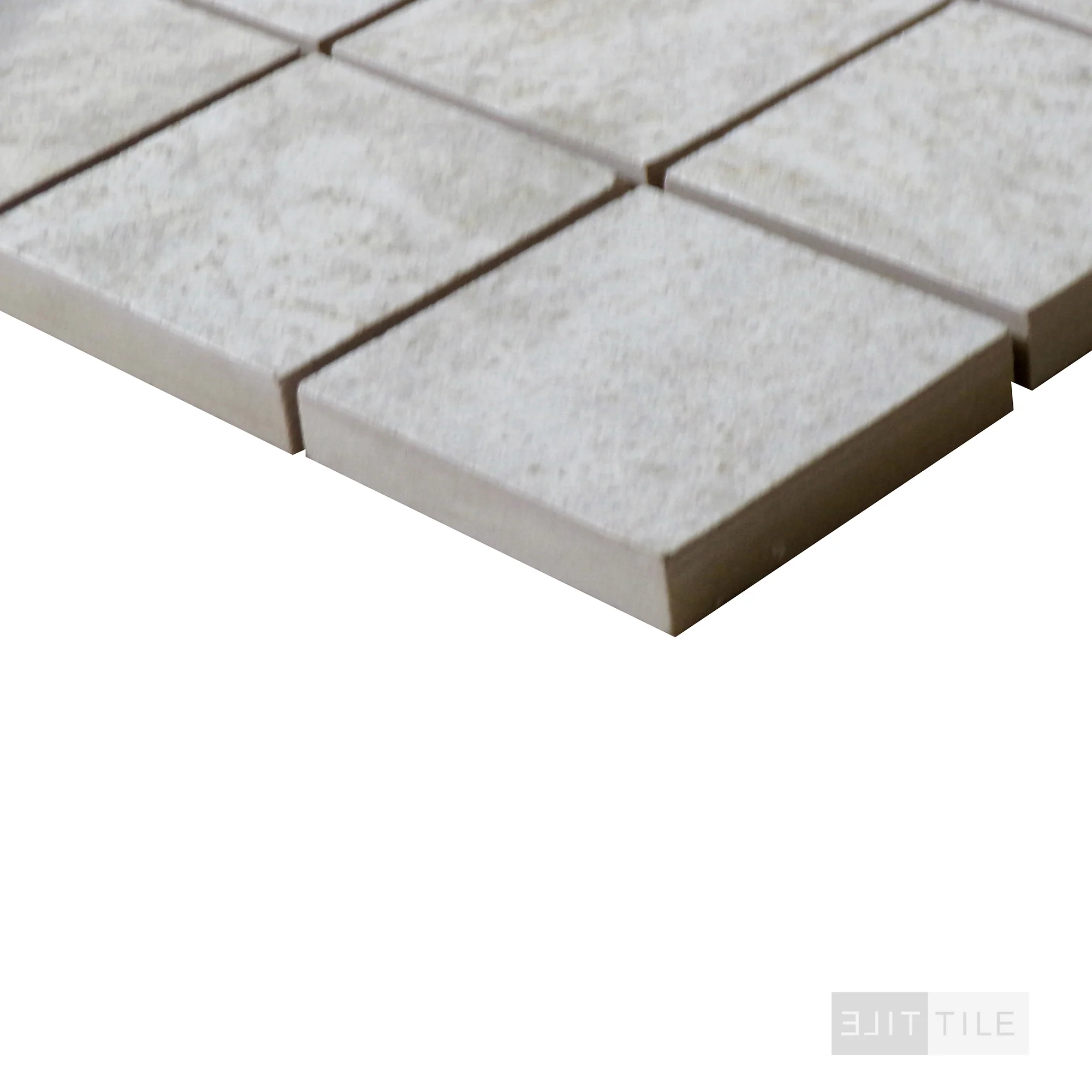 Legion 2X2 Porcelain Mosaic 12X12 Quartz White Matte - Image 4