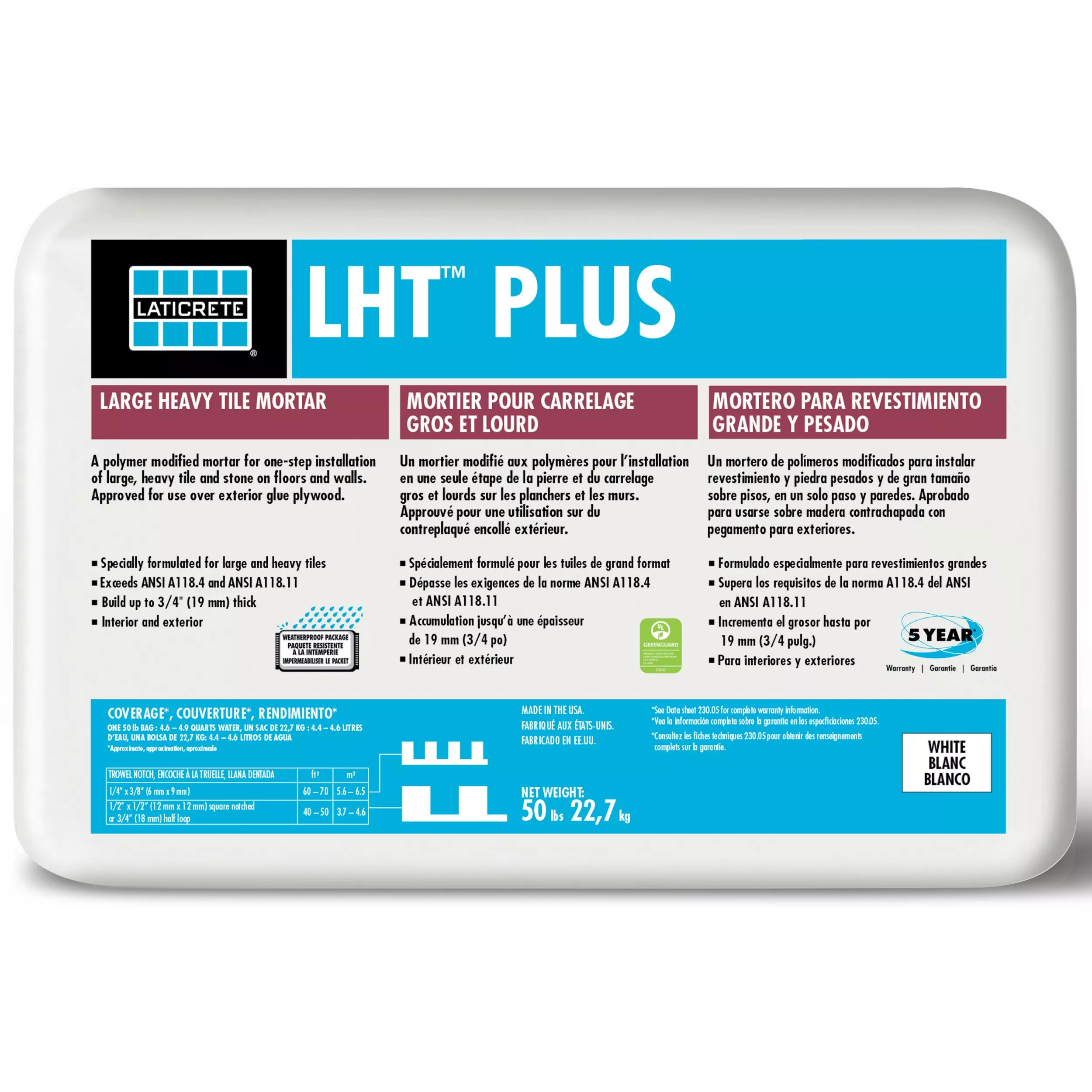 LHT Plus White Tile Mortar