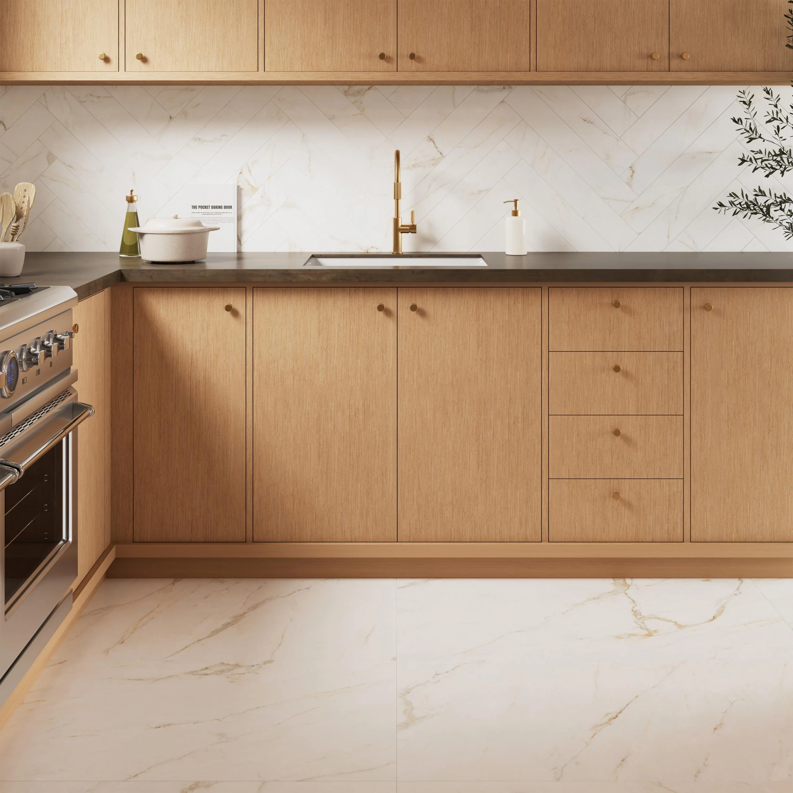 Magnifica Era 8mm Honed 24X48 Calacatta Oro - Image 2