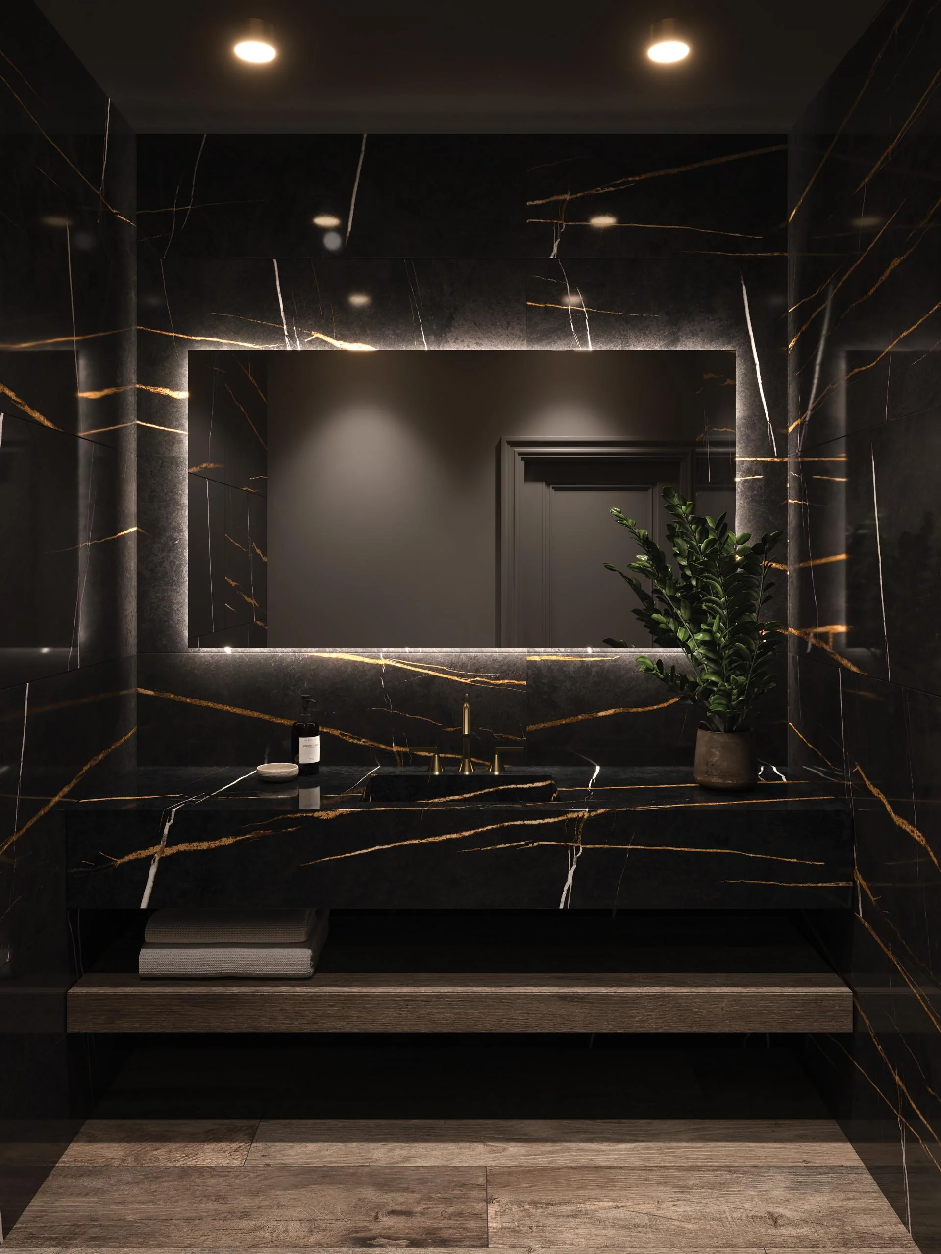 Magnifica Era Luxury Satin 24X48 Sahara Noir - Image 2
