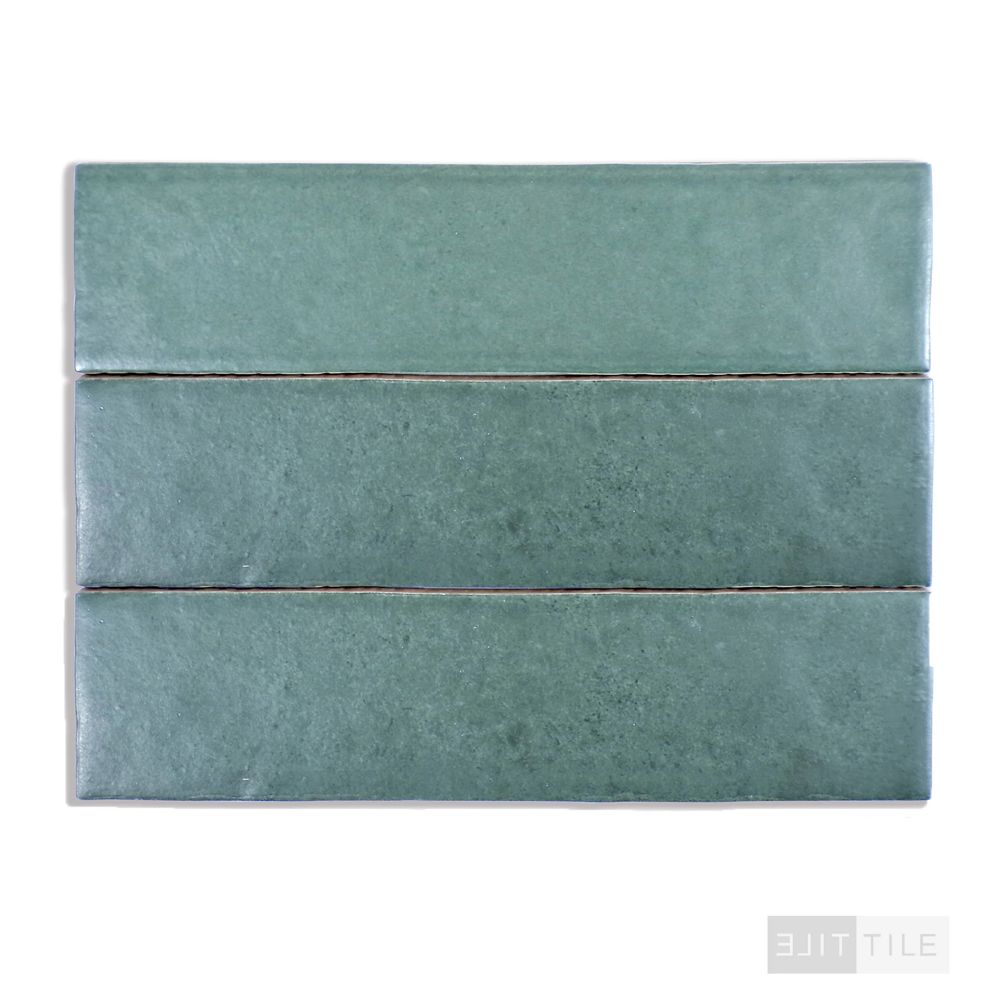 Makoto Ceramic Field Tile 2.5X10 Midori Green Matte - Image 3