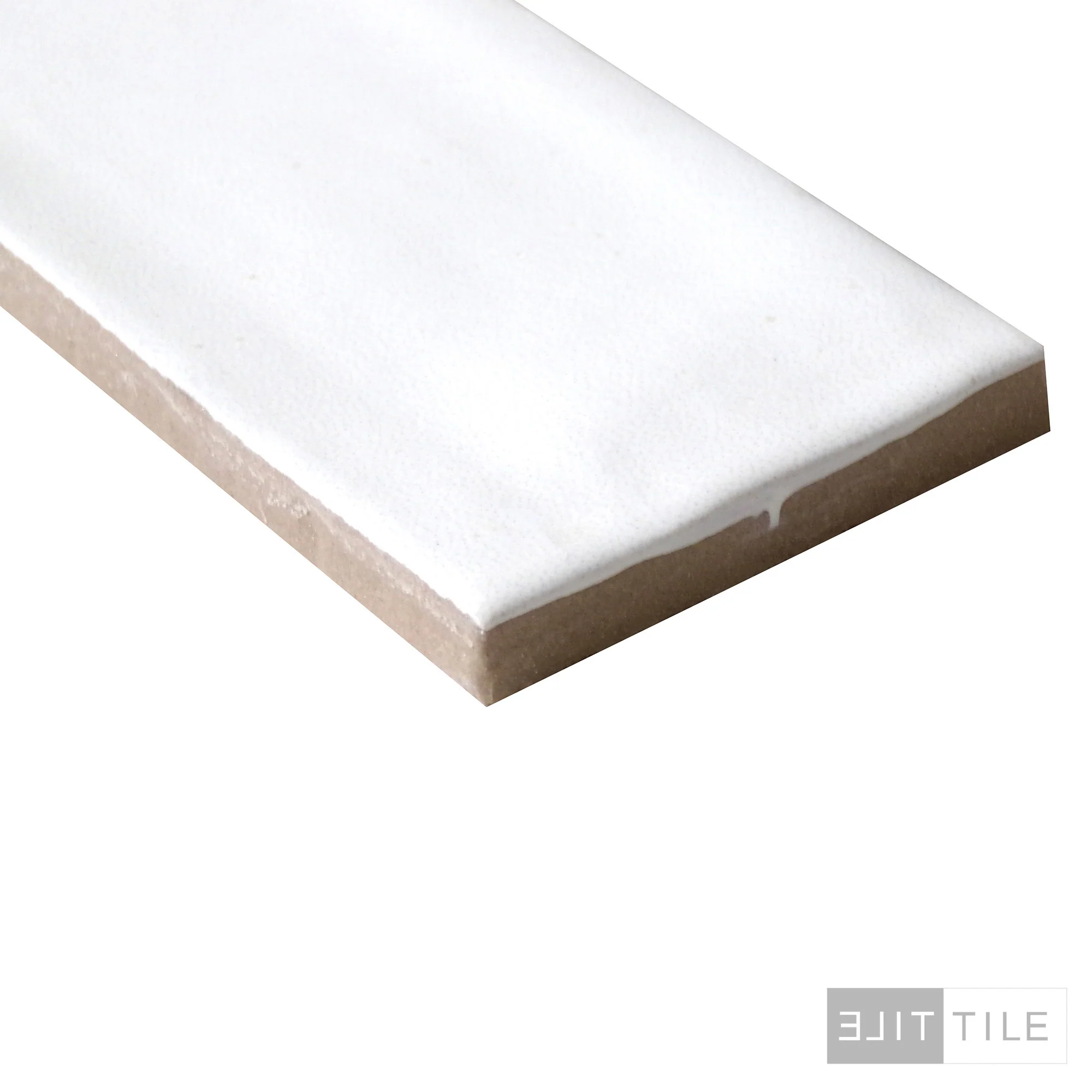 Makoto Ceramic Tile 2.5X10 Shoji White Matte - Image 3