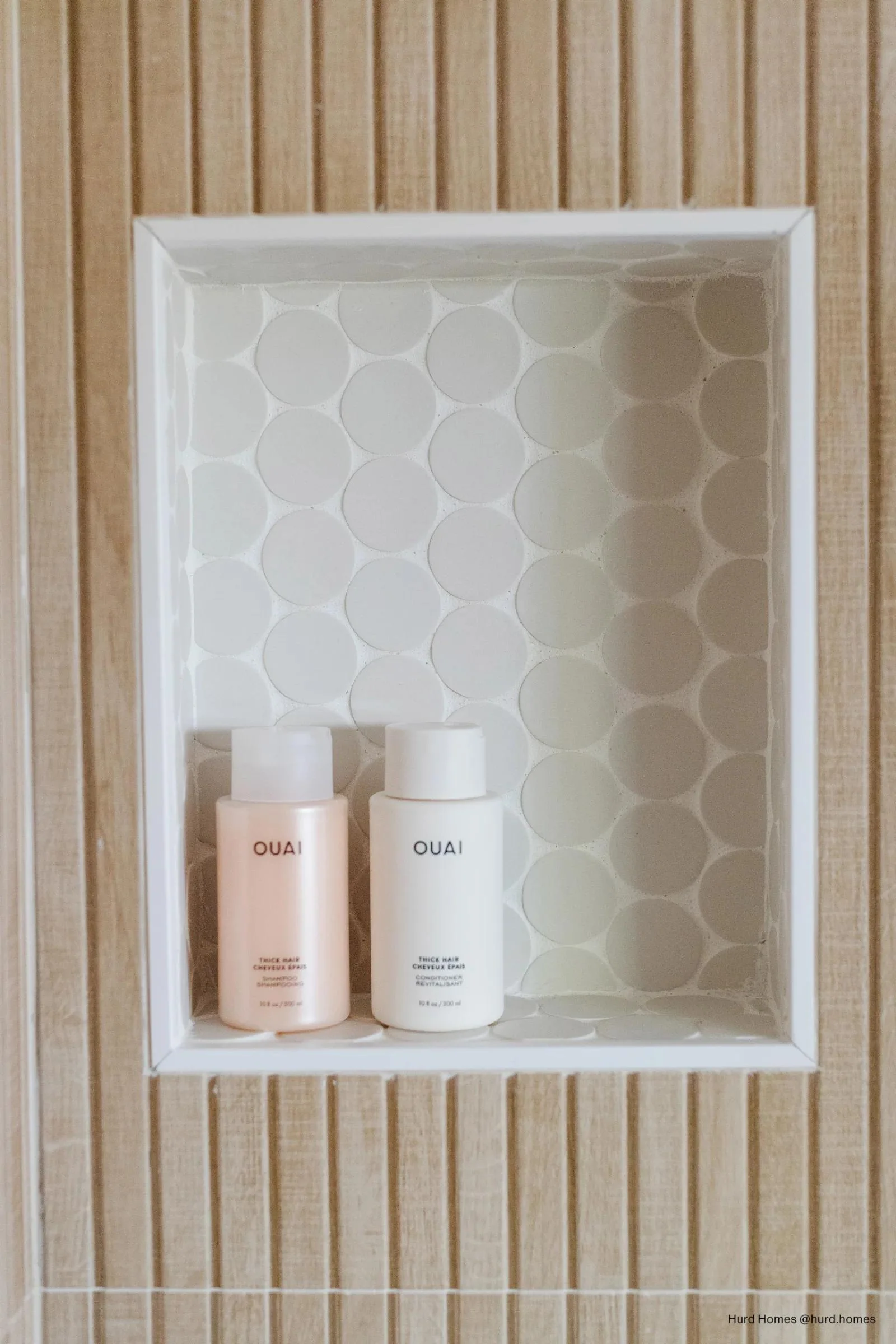 Makoto 2" Round Tatami Beige Matte Mosaic - Image 2