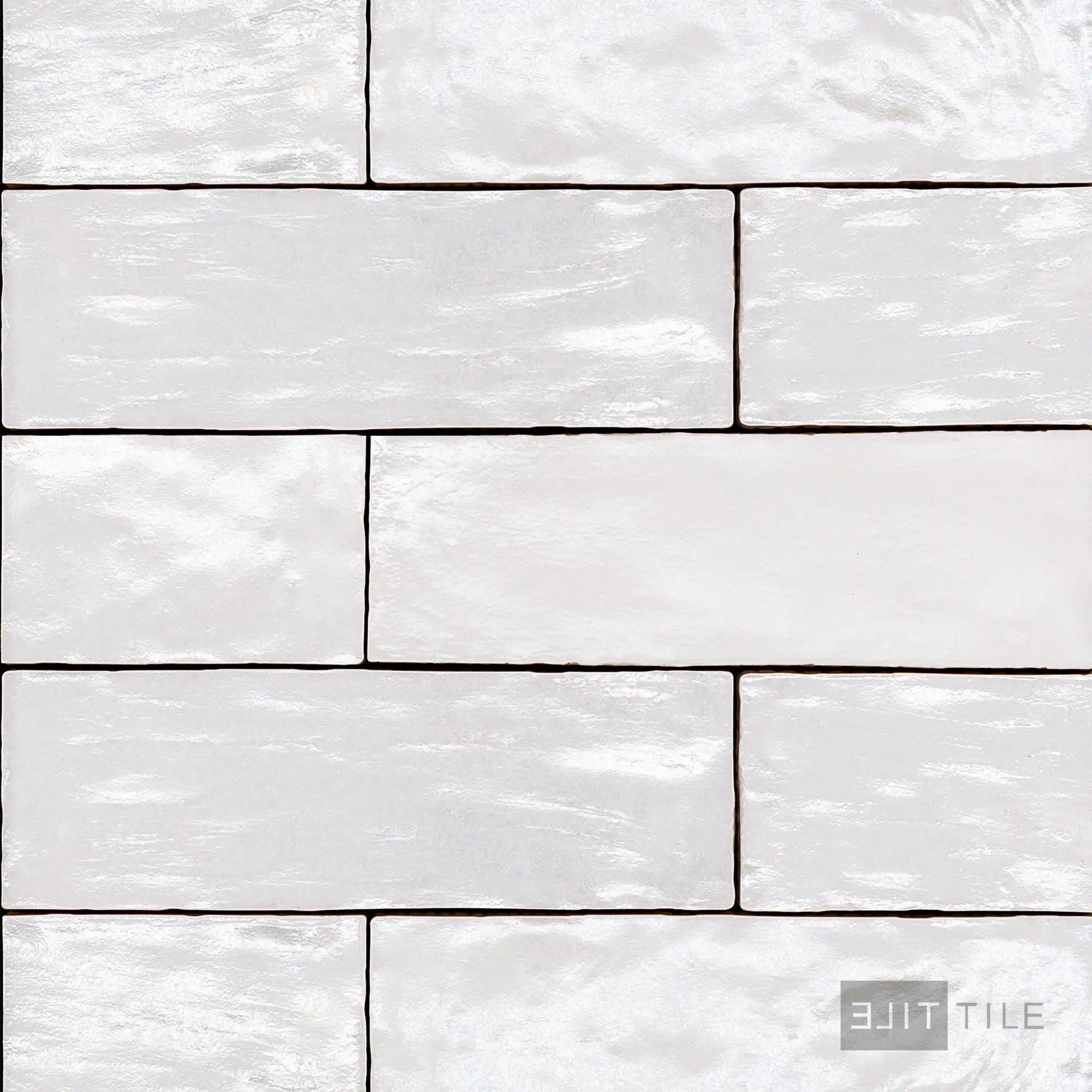 Mallorca Ceramic Field Tile 2X8 White Matte