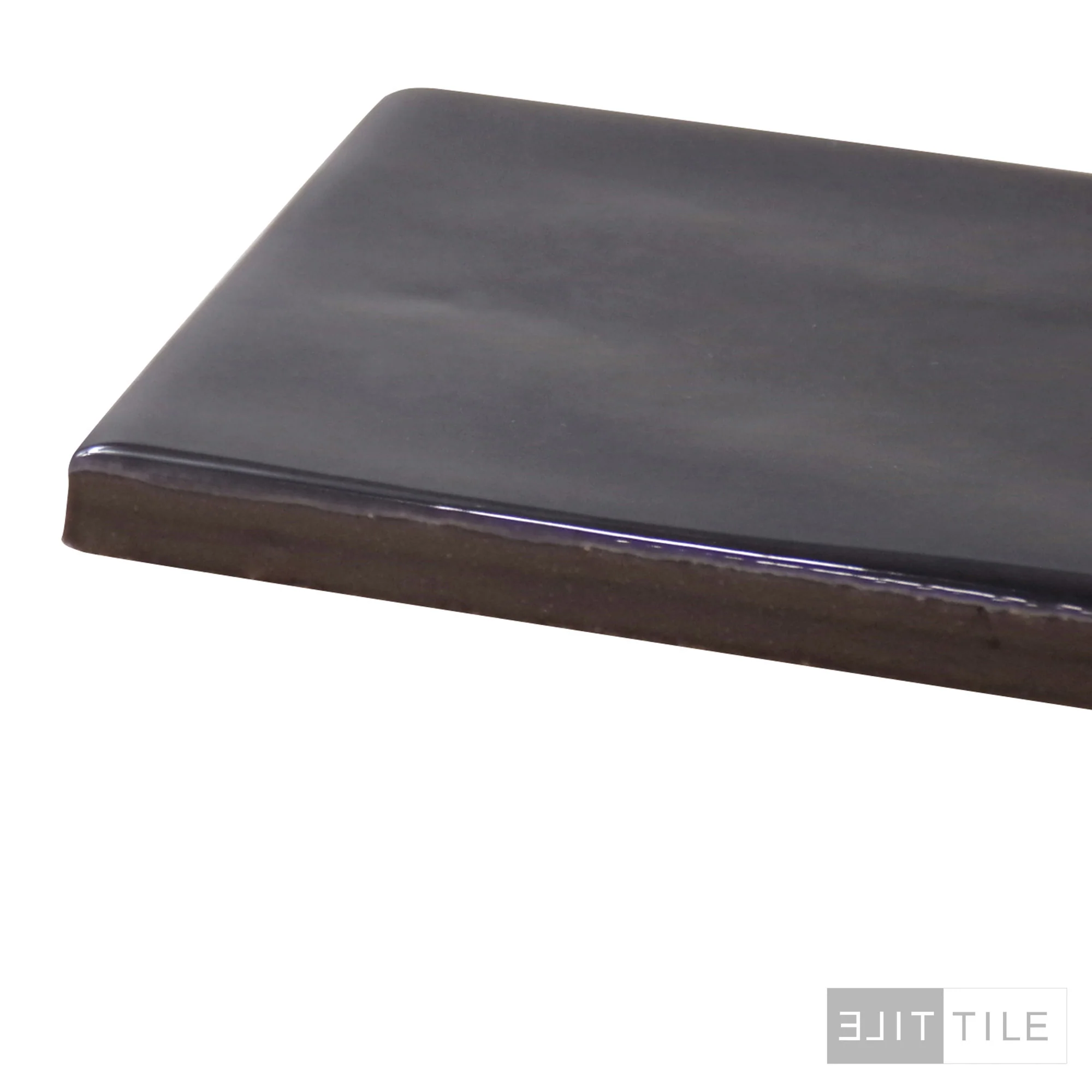 Manhattan Ceramic Tile 3X12 Charcoal Glossy - Image 4