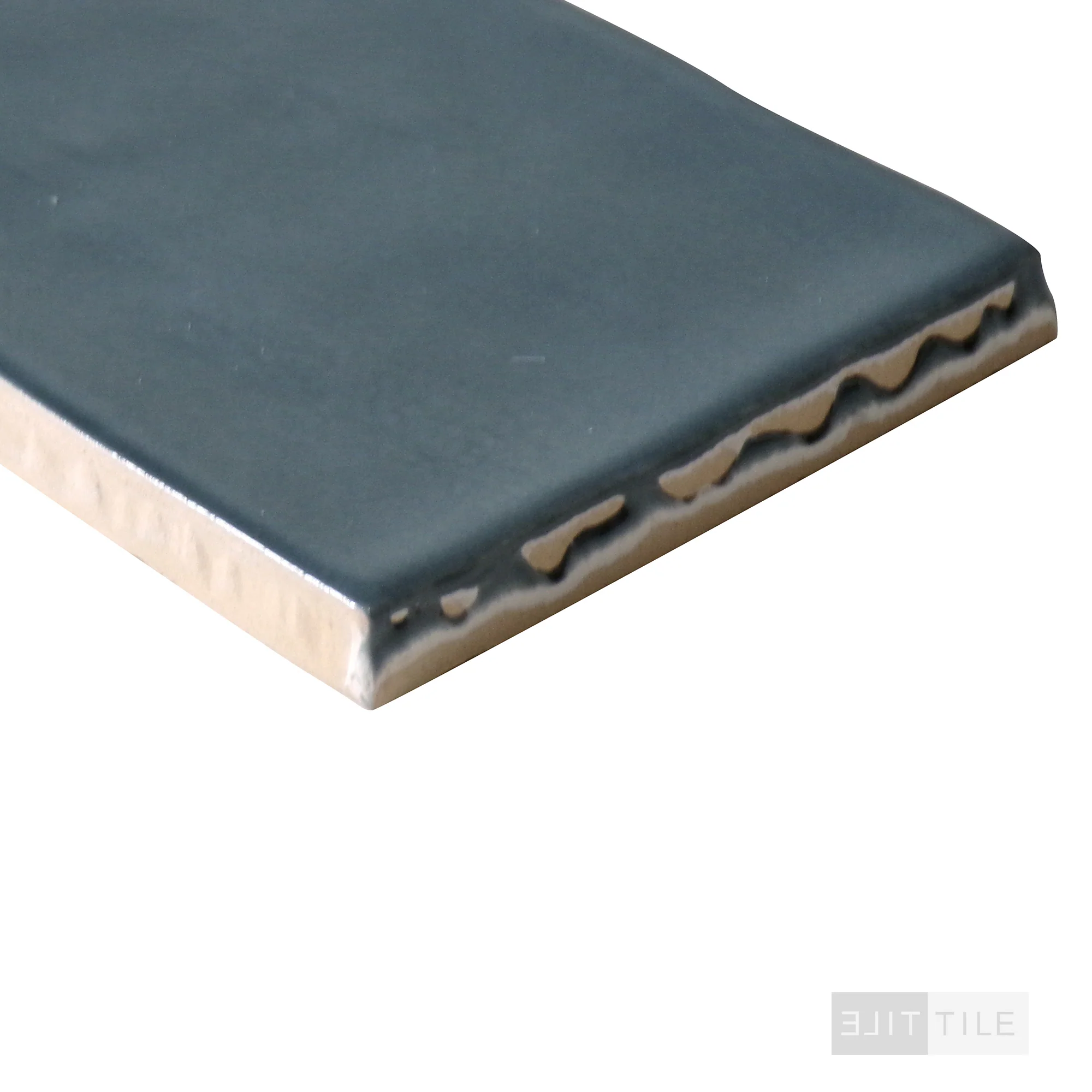 Marin Glazed Ceramic Field Tile 2.5X10 Midnight Tide Gloss - Image 3