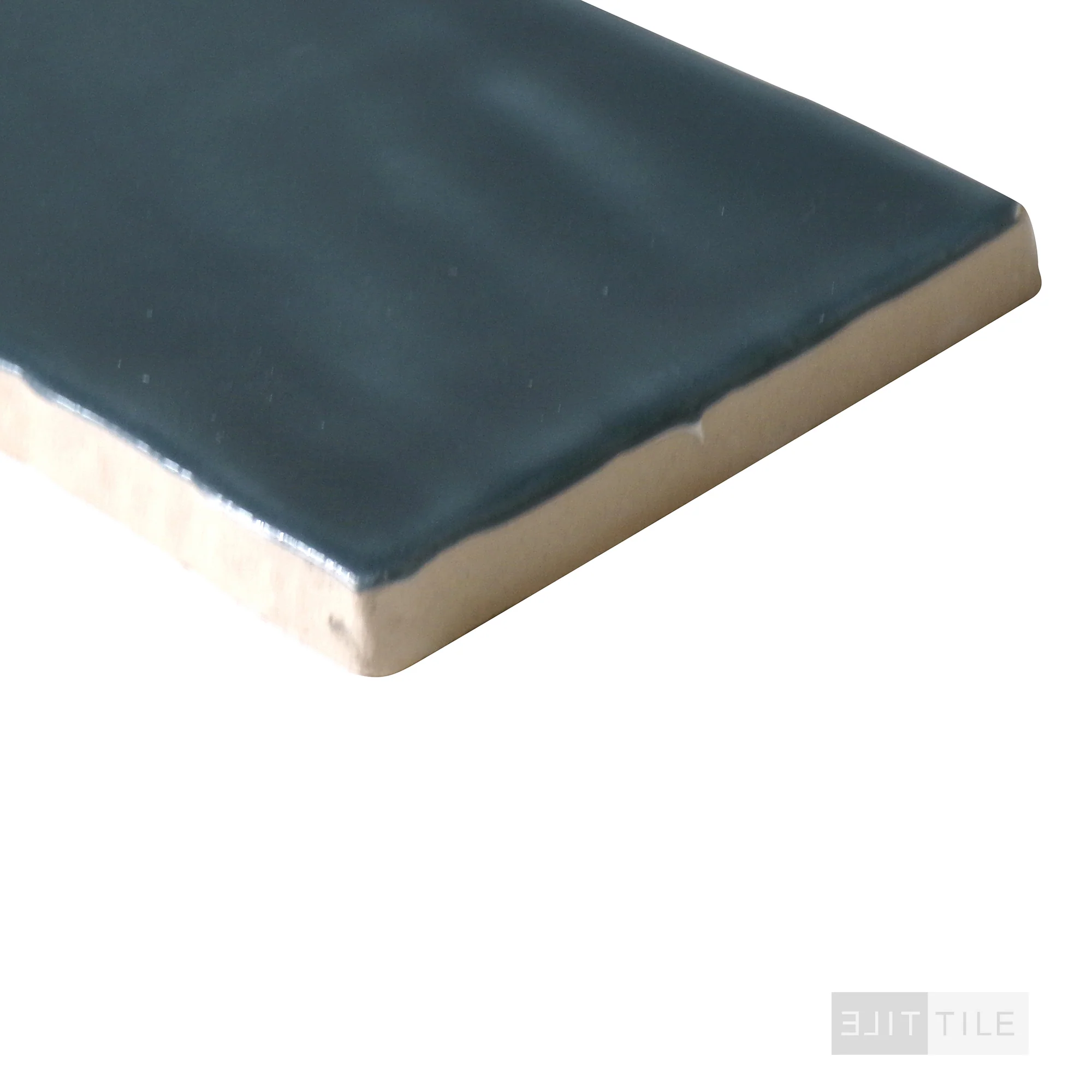 Marin Glazed Ceramic Field Tile 2.5X5 Midnight Tide Gloss - Image 4