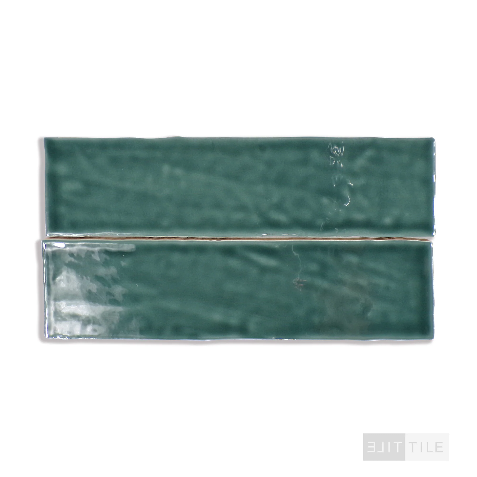 Marin Glazed Ceramic Field Tile 2.5X10 Ocean Teal Gloss - Image 3