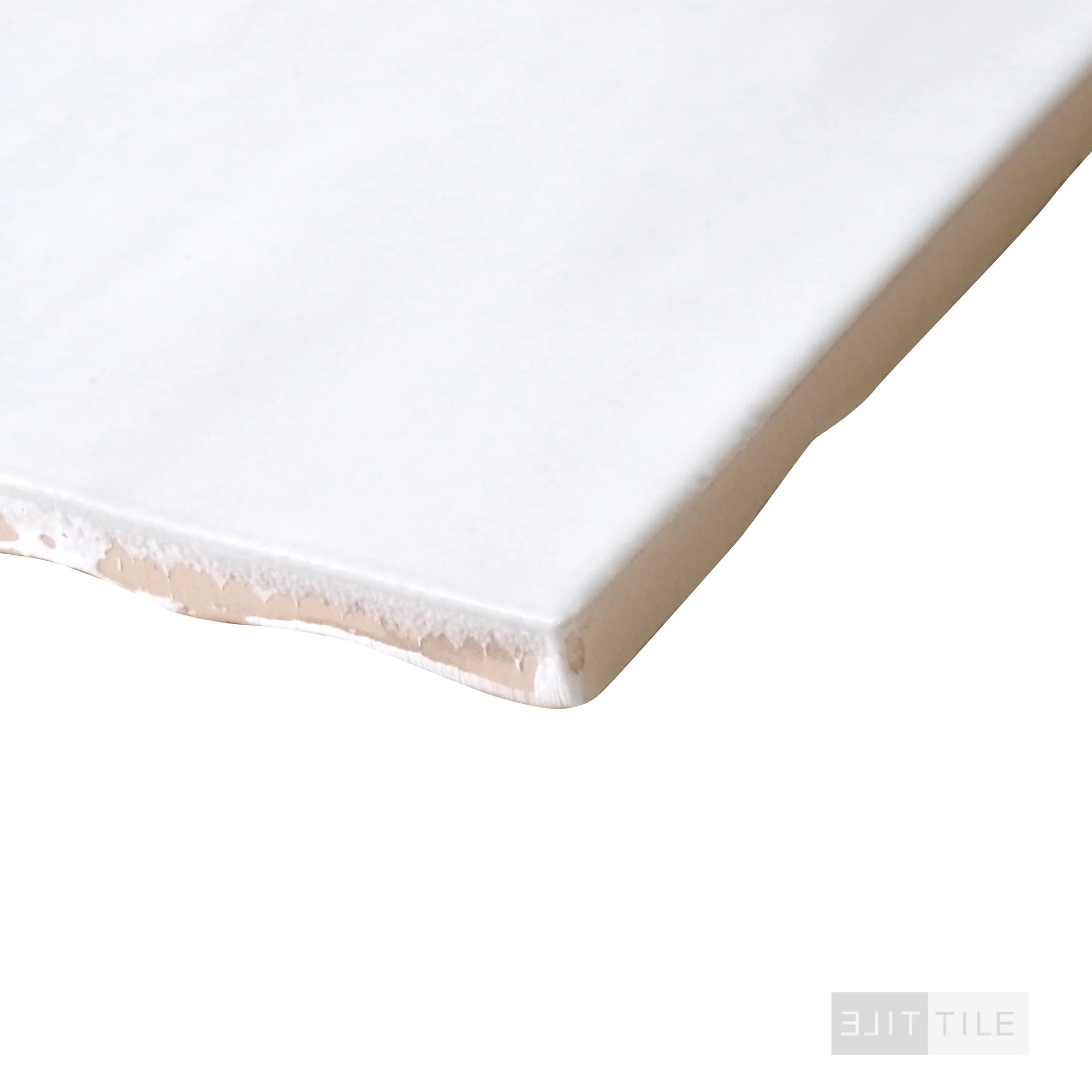 Marin Glazed Ceramic Field Tile 4X4 Pearl White Gloss - Image 4