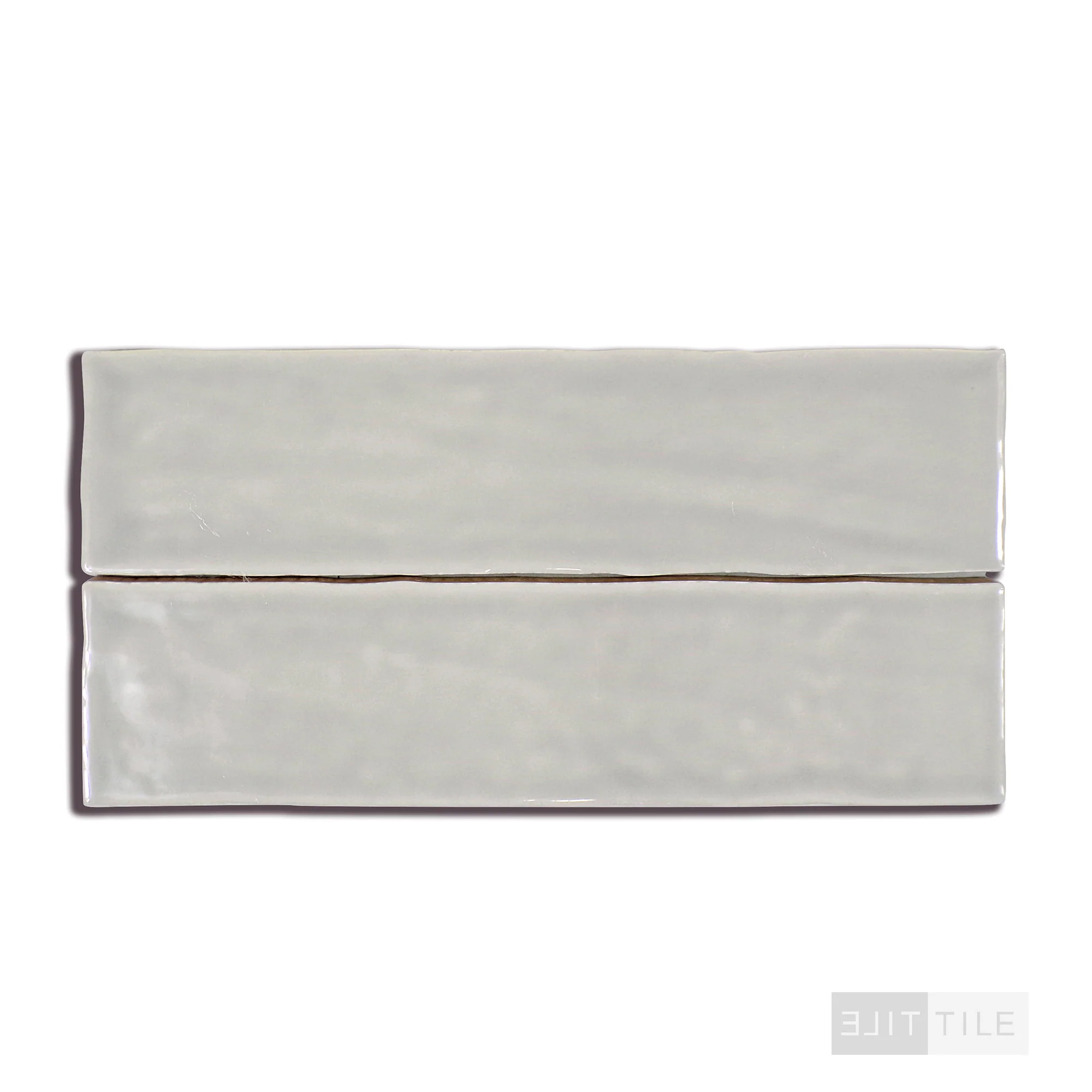 Marin Glazed Ceramic Field Tile 2.5X10 Pebble Gray Gloss - Image 2