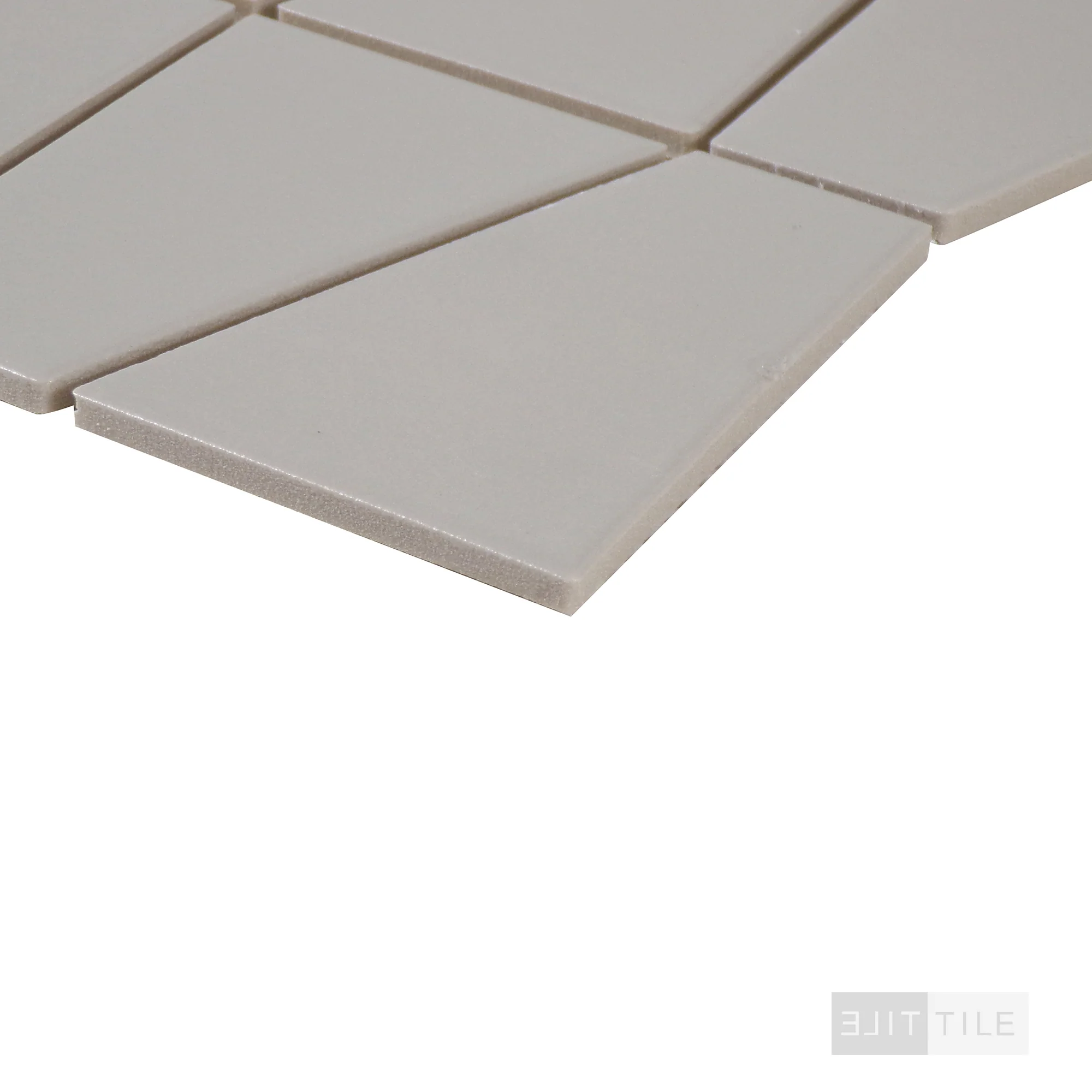 Marin Trapezoid Pebble Gray Matte - Image 3