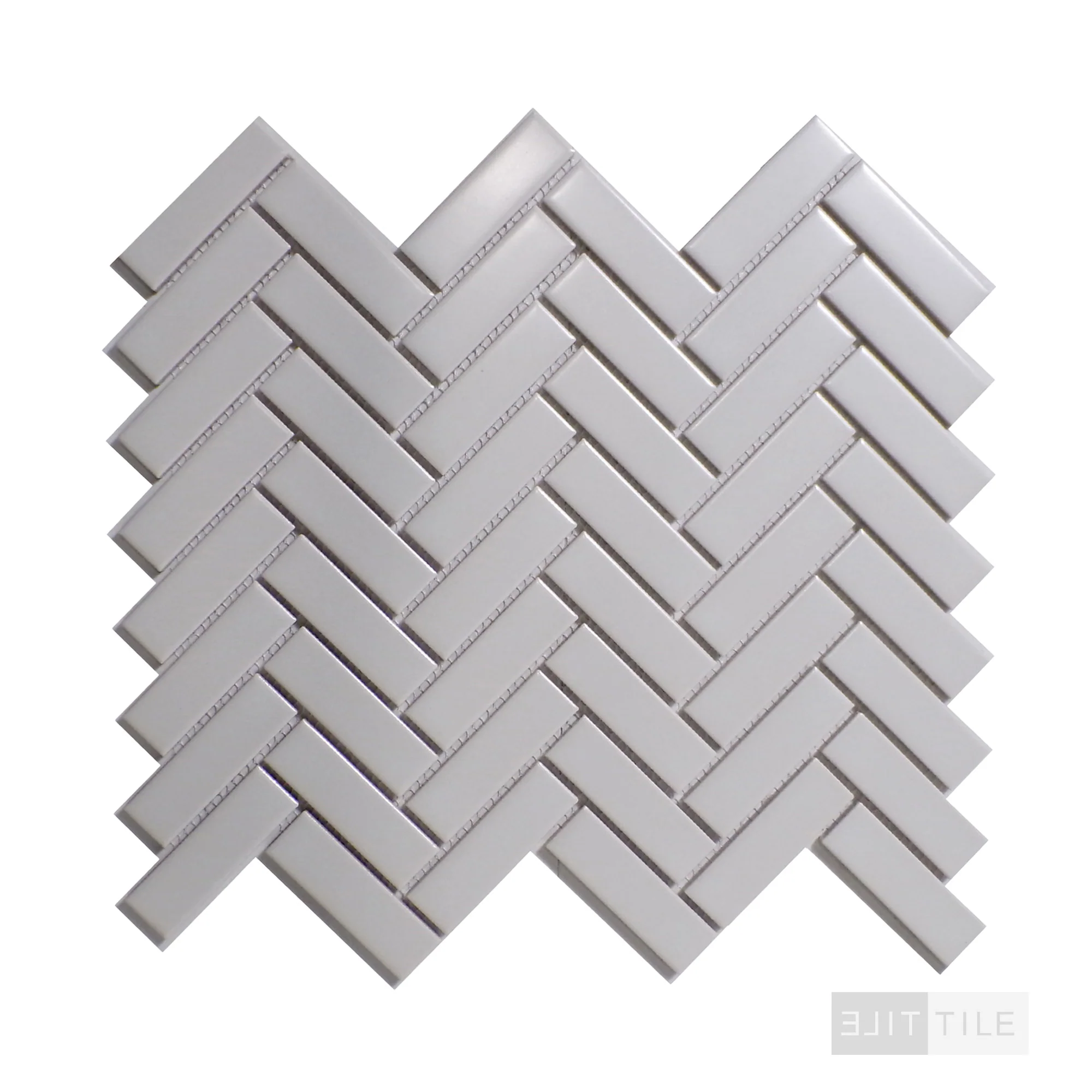 Metro 1X3 Herringbone 12X12 Grey Matte