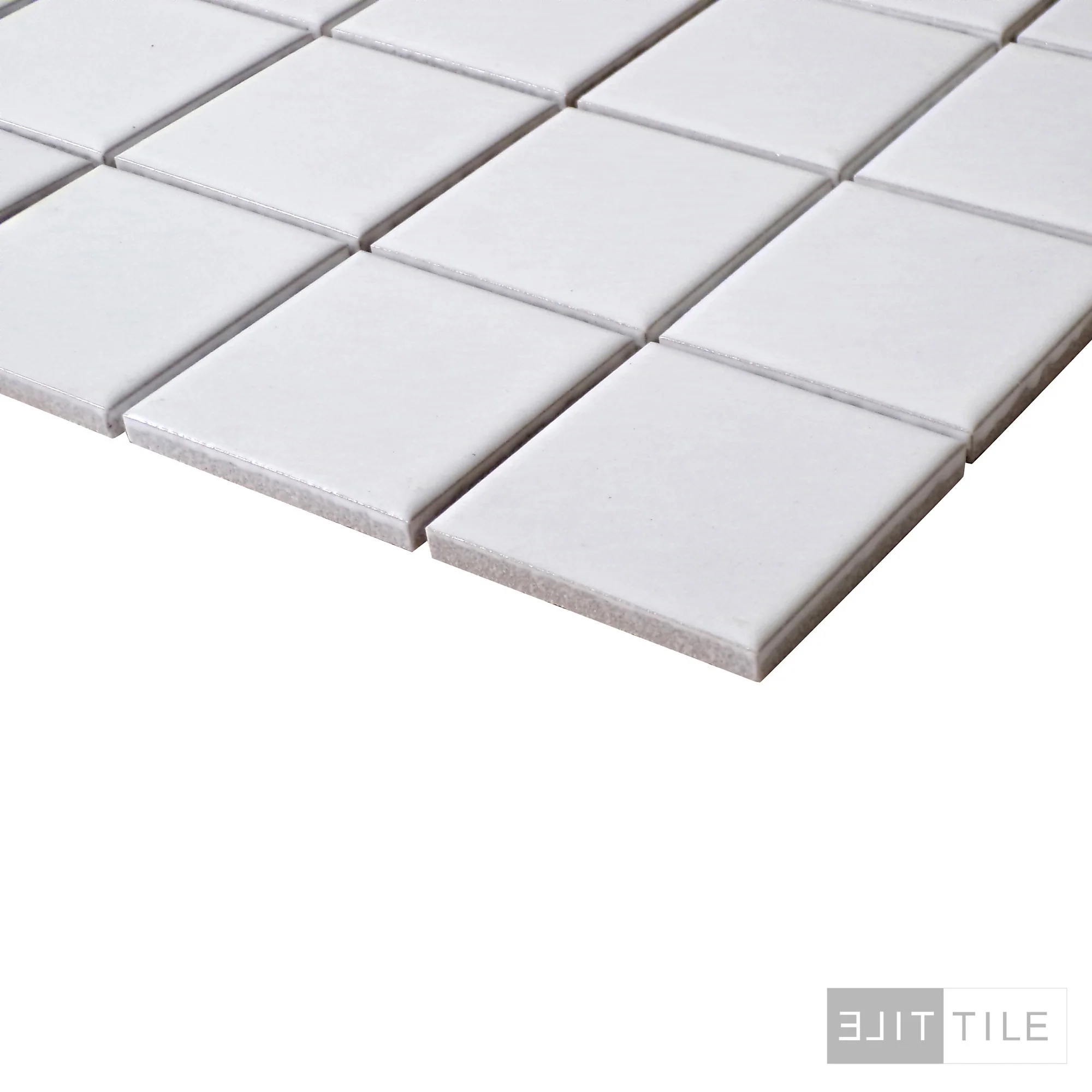 Metro 2X2 Square 12X12 White Matte - Image 3