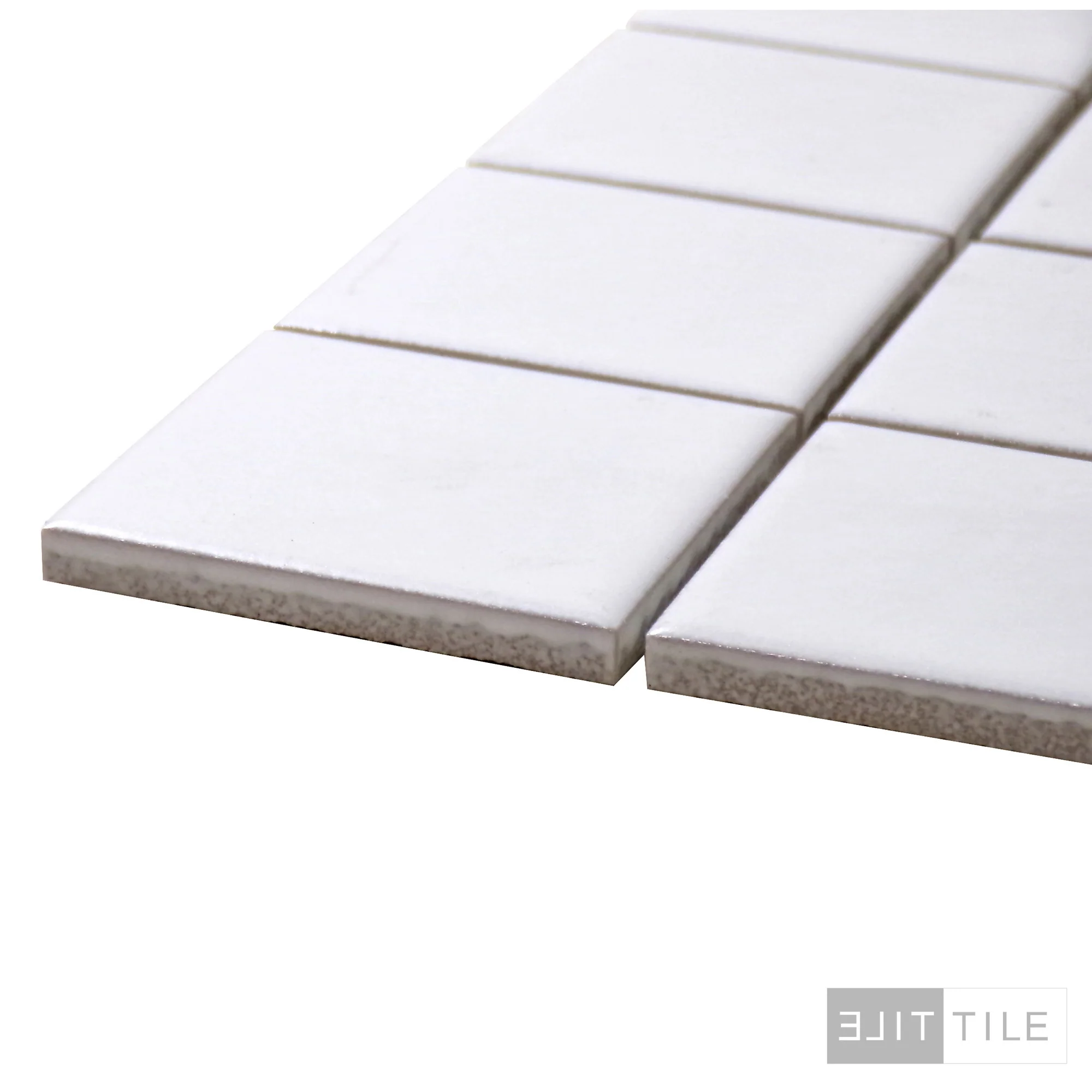 Metro 2X2 Square 12X12 White Matte - Image 4