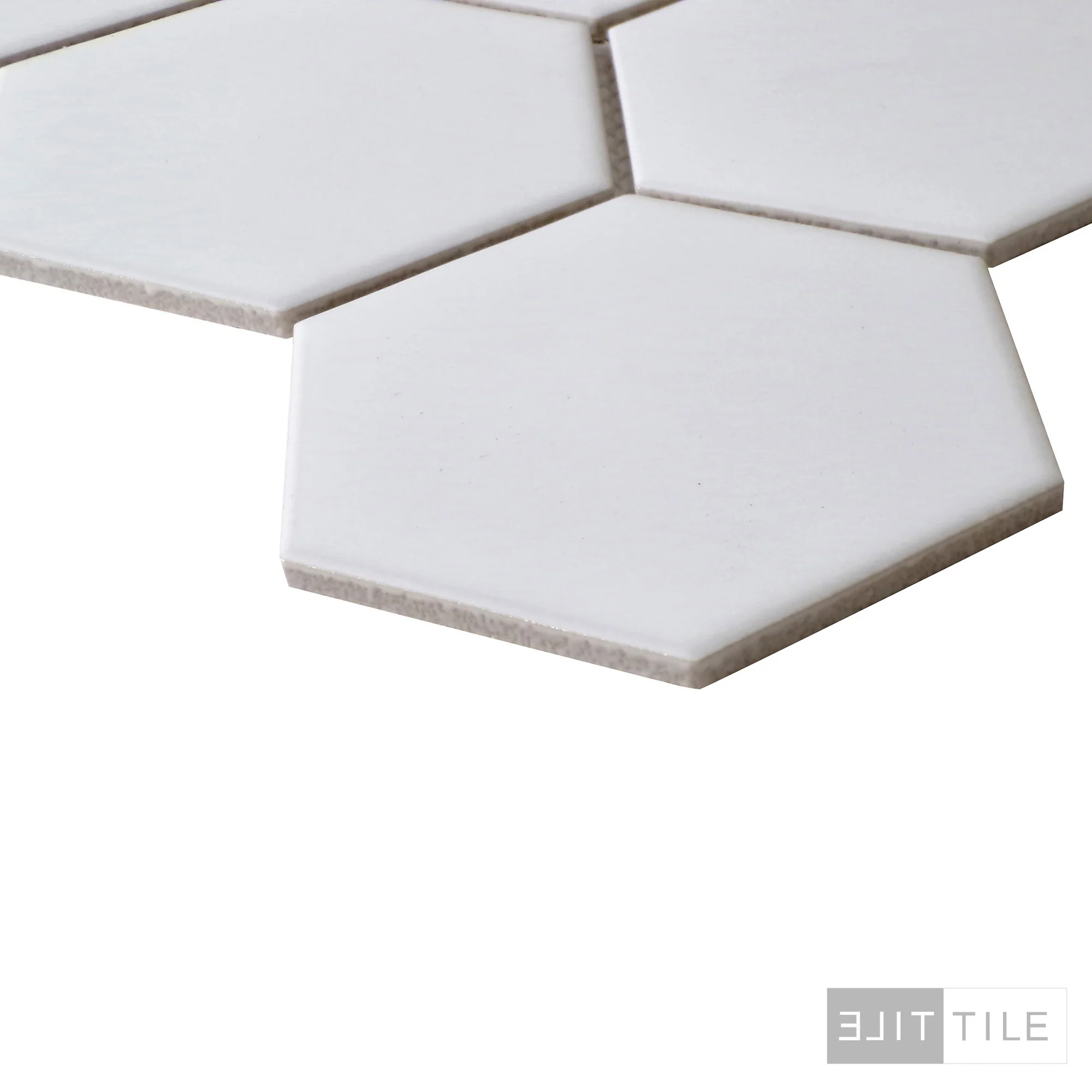 Metro 4X4 Hex 12X12 White Matte - Image 3