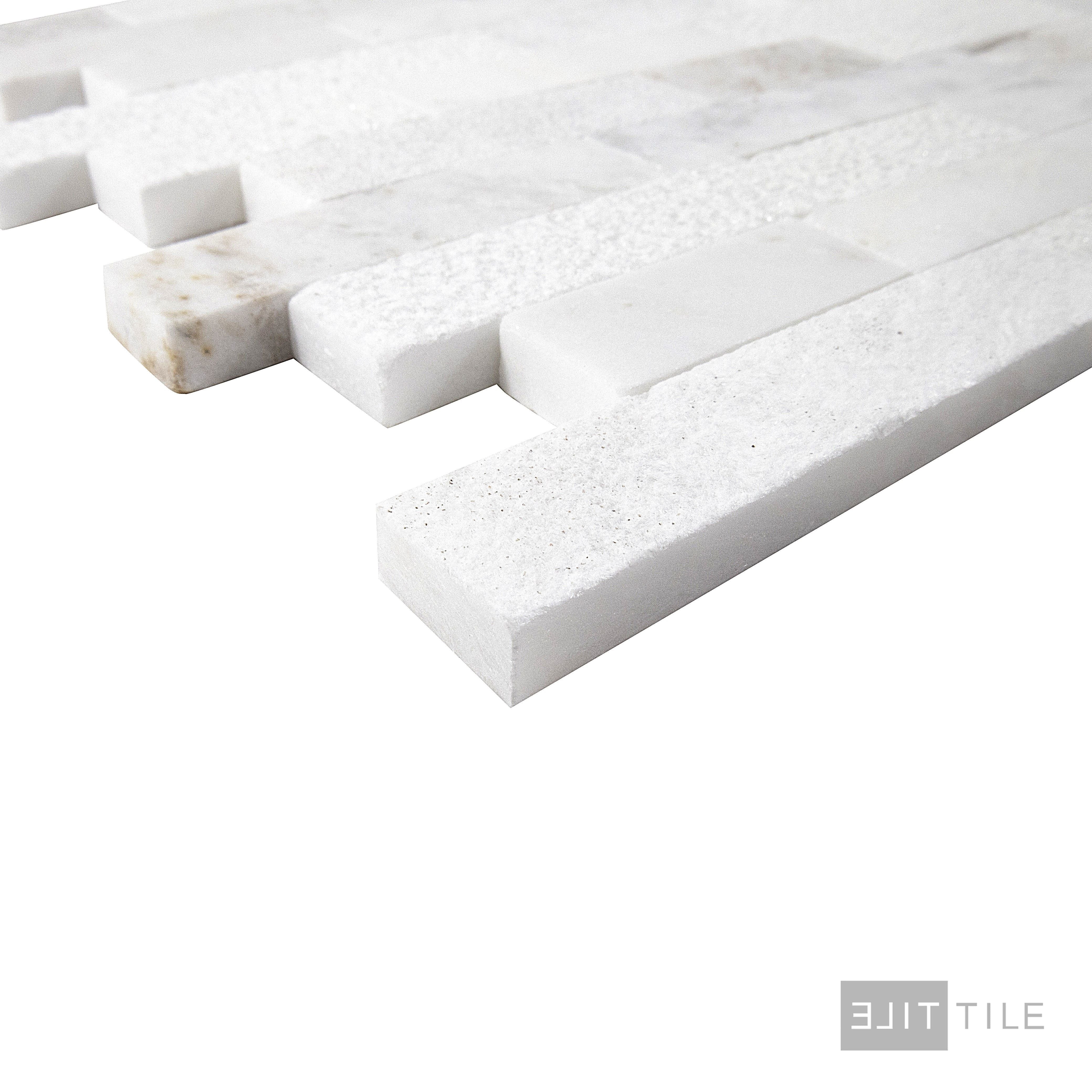 Minute Mosaix Natural Stone Mosaic 12X12 Carrara White - Image 4