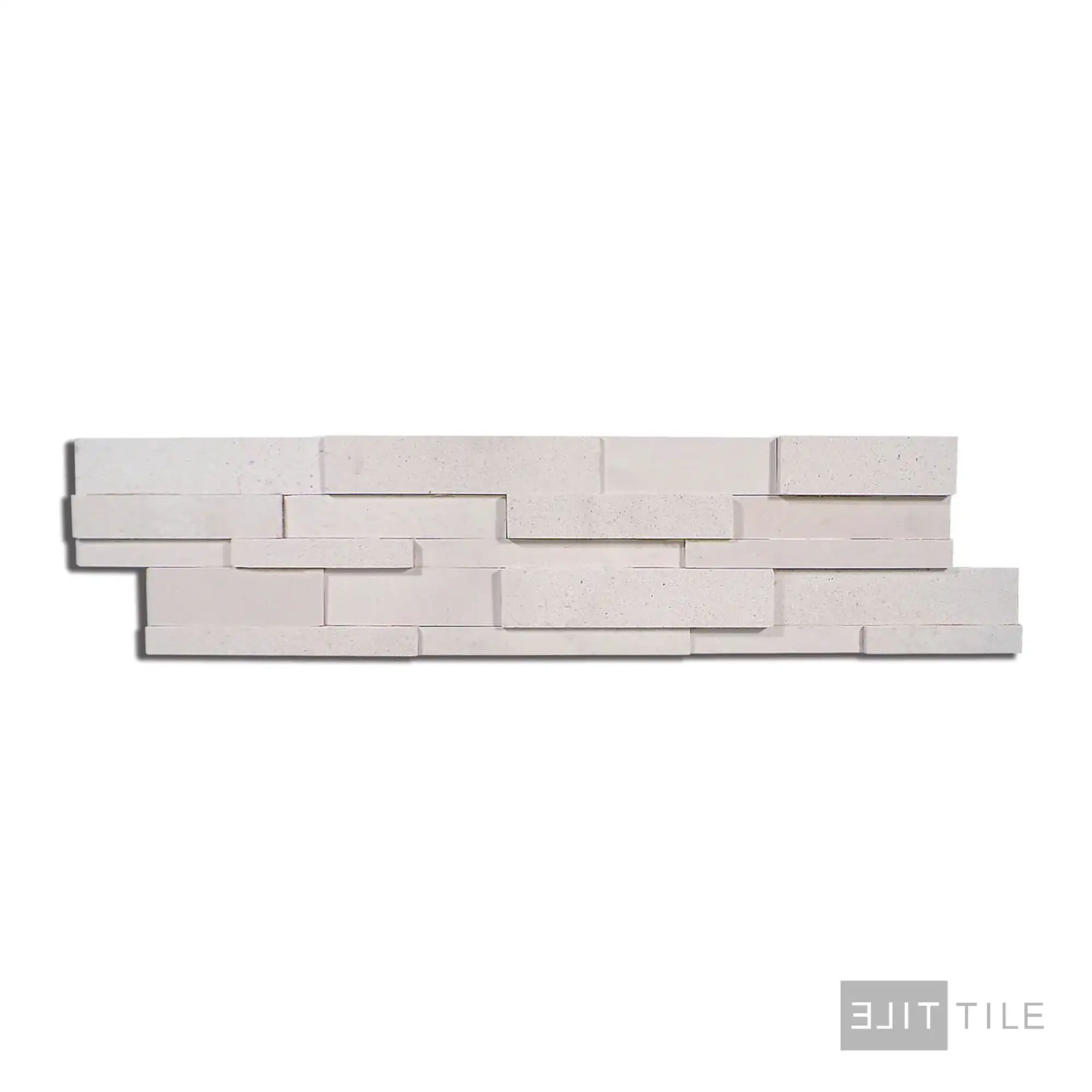 Modern Ledgestone Ledger Panel 6X24 Cream Natural - Image 2