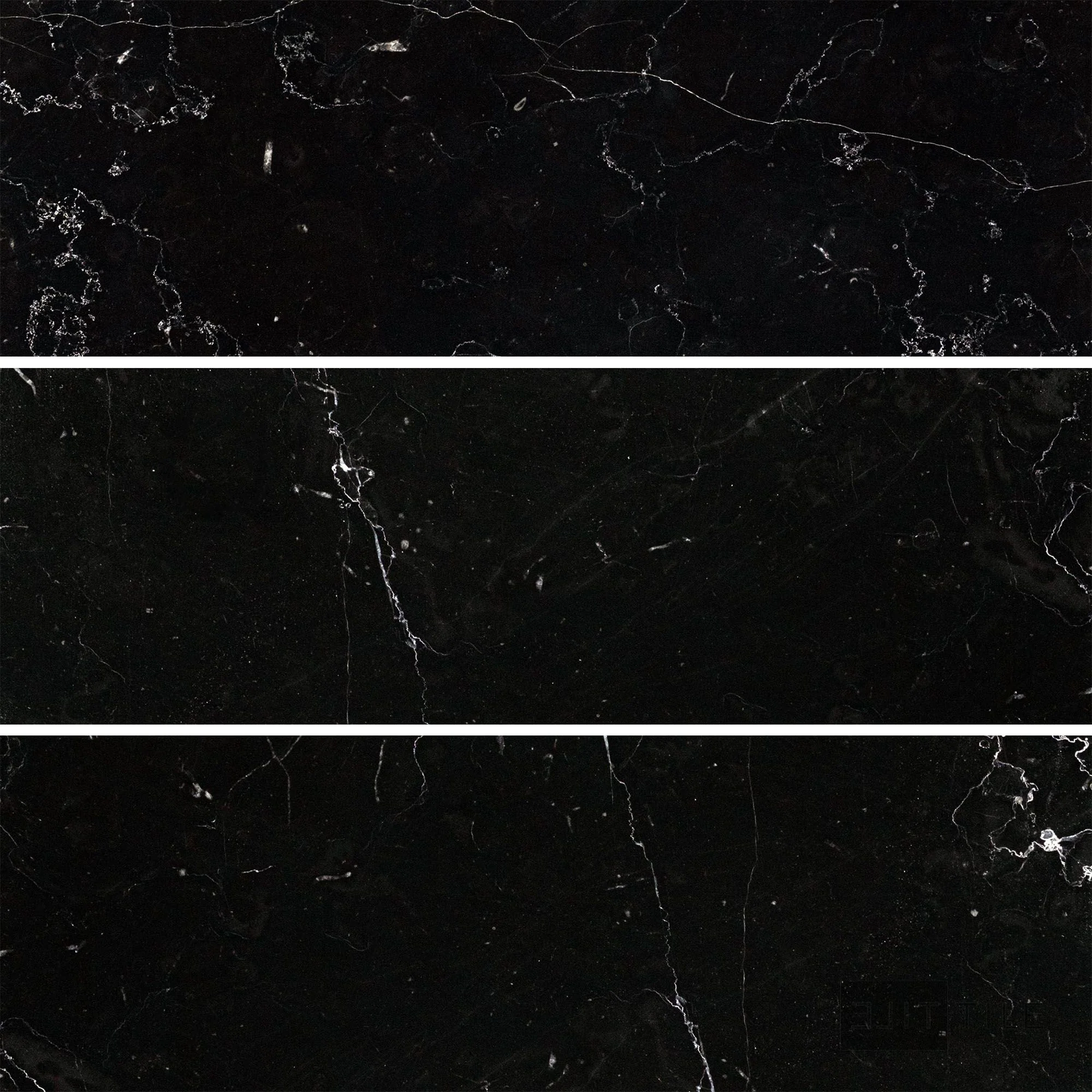 Negro Marquina Marble 4X12 Honed