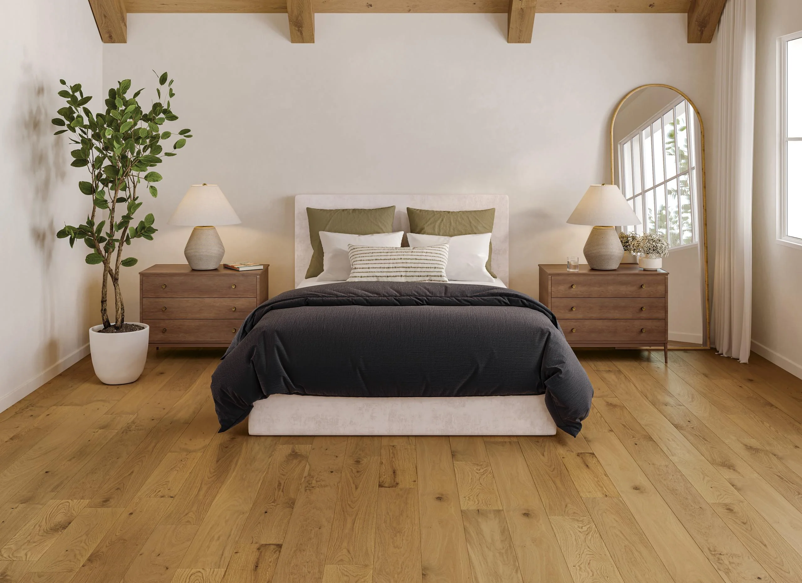 Newport Engineered Hardwood Wire-Brushed 7.5X75 Dune - Image 2