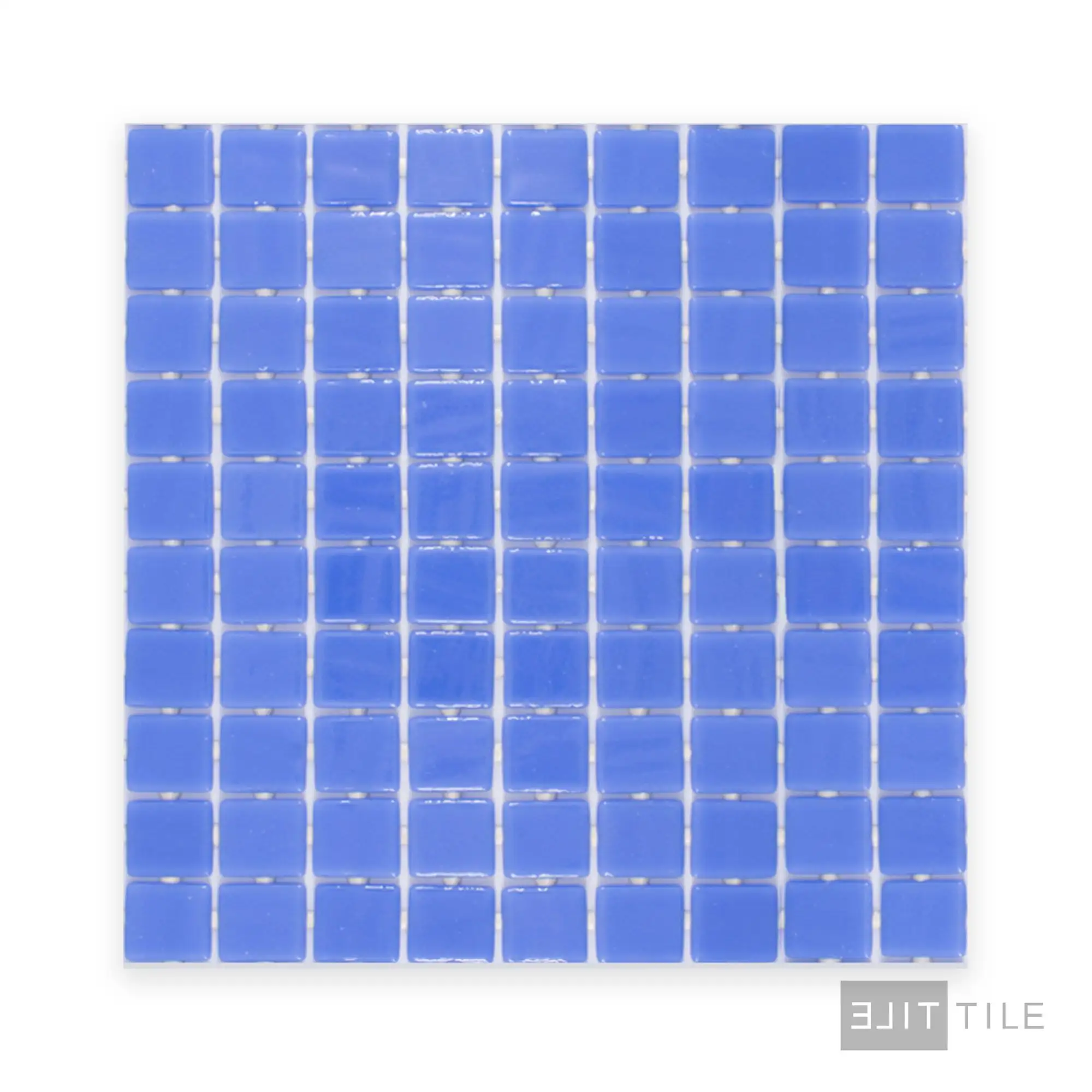 Lisa Pool Rated Square Glass Mosaic 12X18 Azul Claro Glossy - Image 3