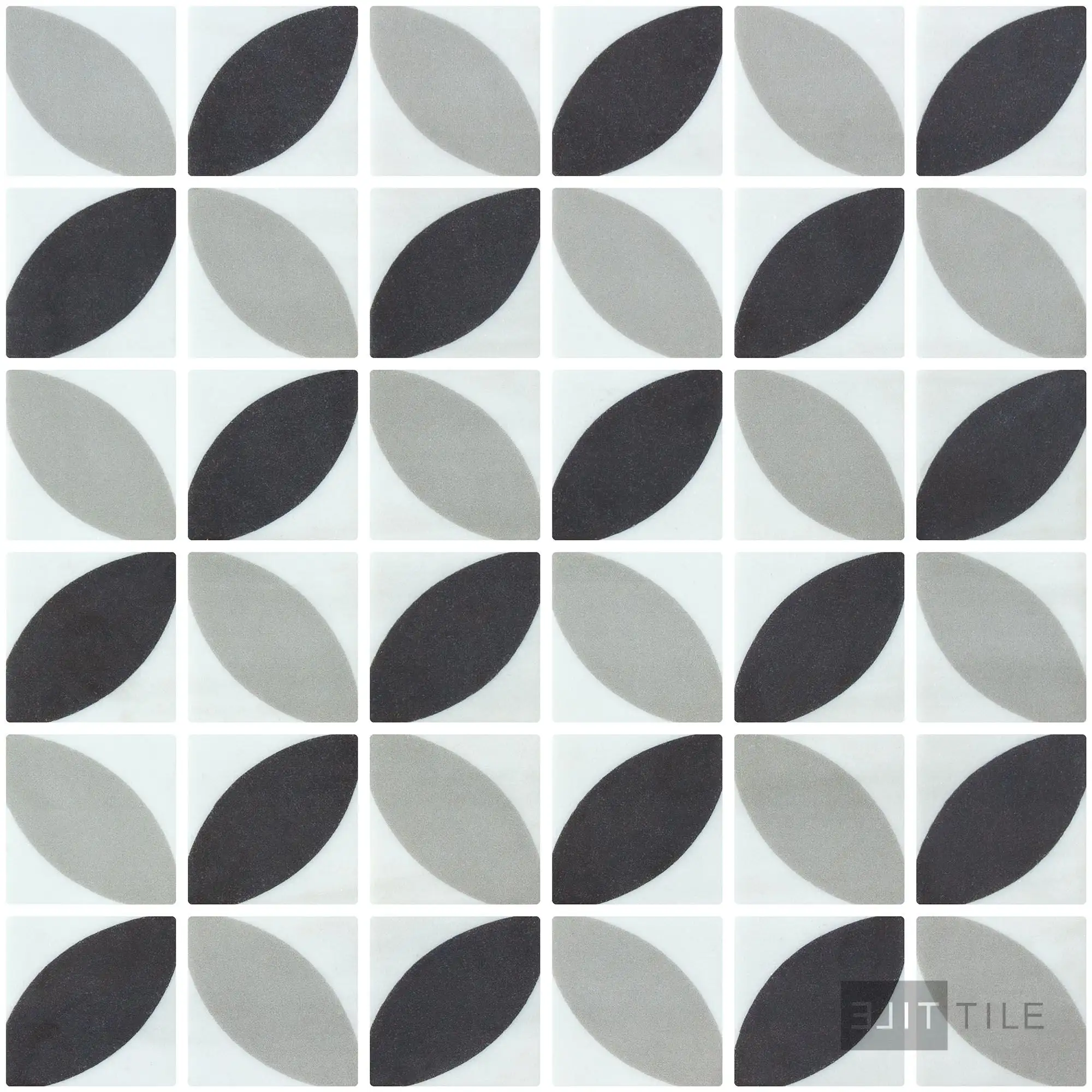 Icon Penta Dahlia Mix 2X2 Black Matte