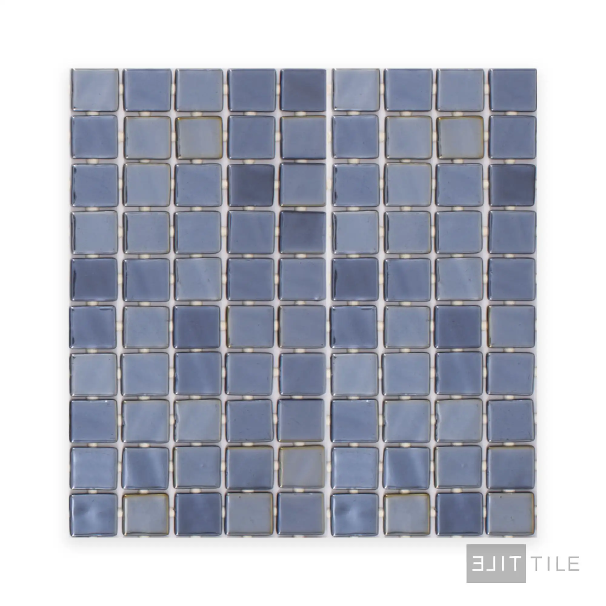 Opalo Pool Rated Square Glass Mosaic 12X18 Negro Glossy - Image 2