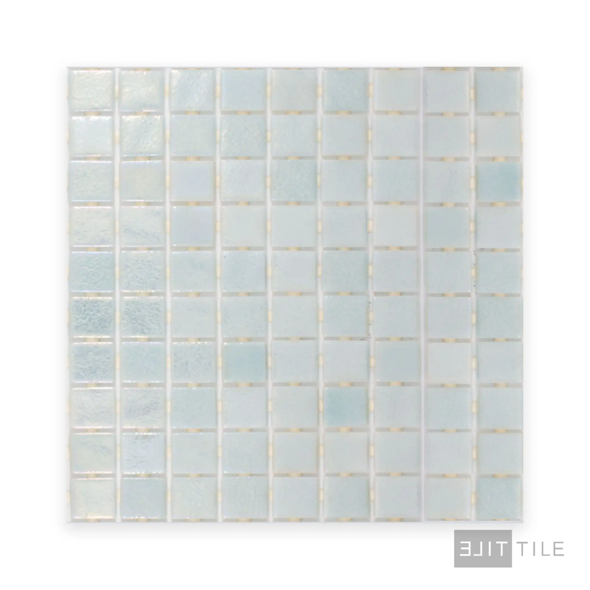 Opalescent Pool Rated Square Glass Mosaic 12X18 Verde Glossy - Image 3