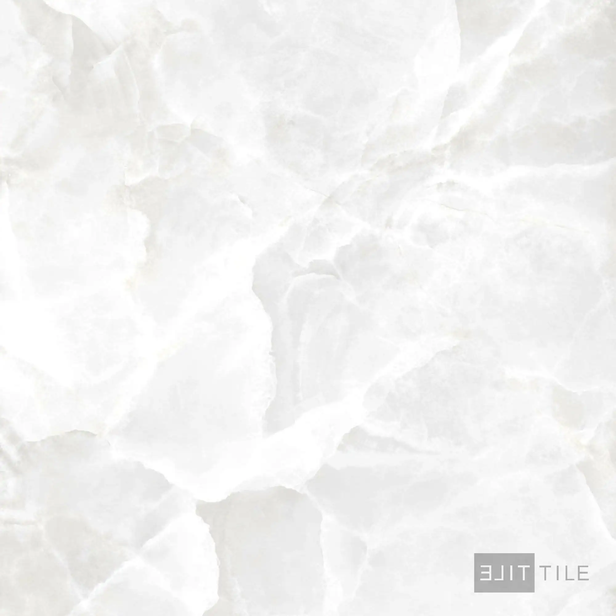Onyx Porcelain Large Format Field Tile 48X48 White Polished