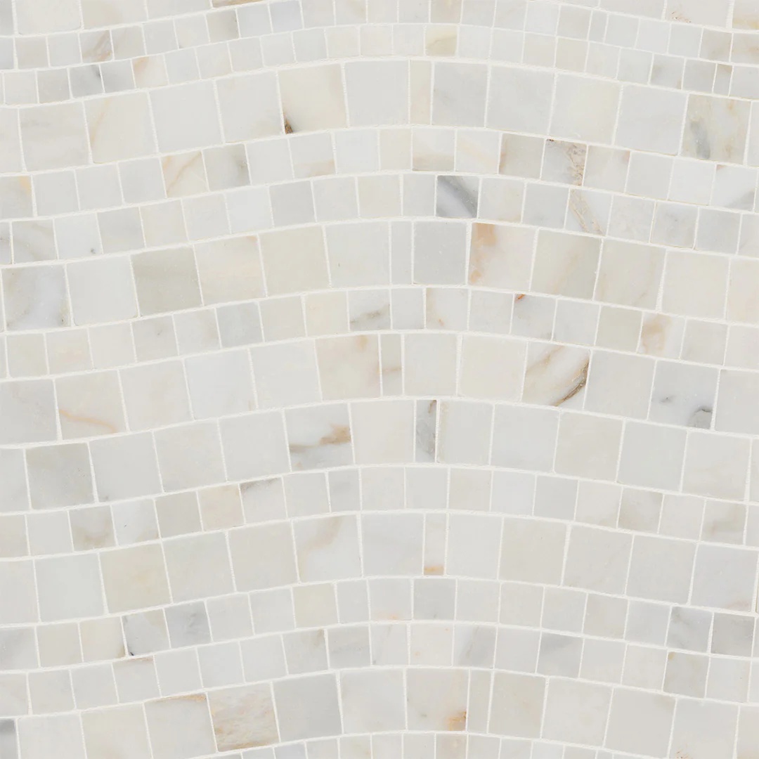 Opus Anticato Mosaic 14X16 Calacatta Honed