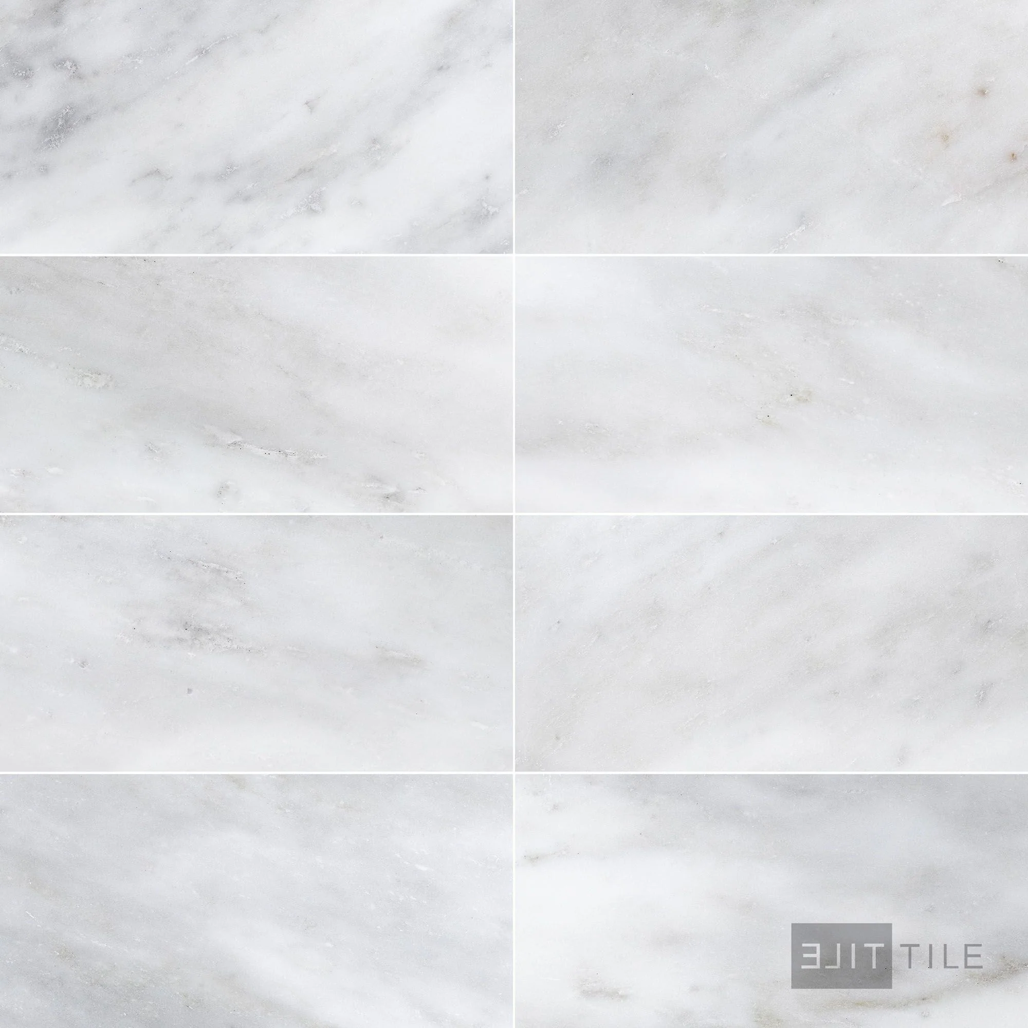 Oriental White Marble 12X24 Honed