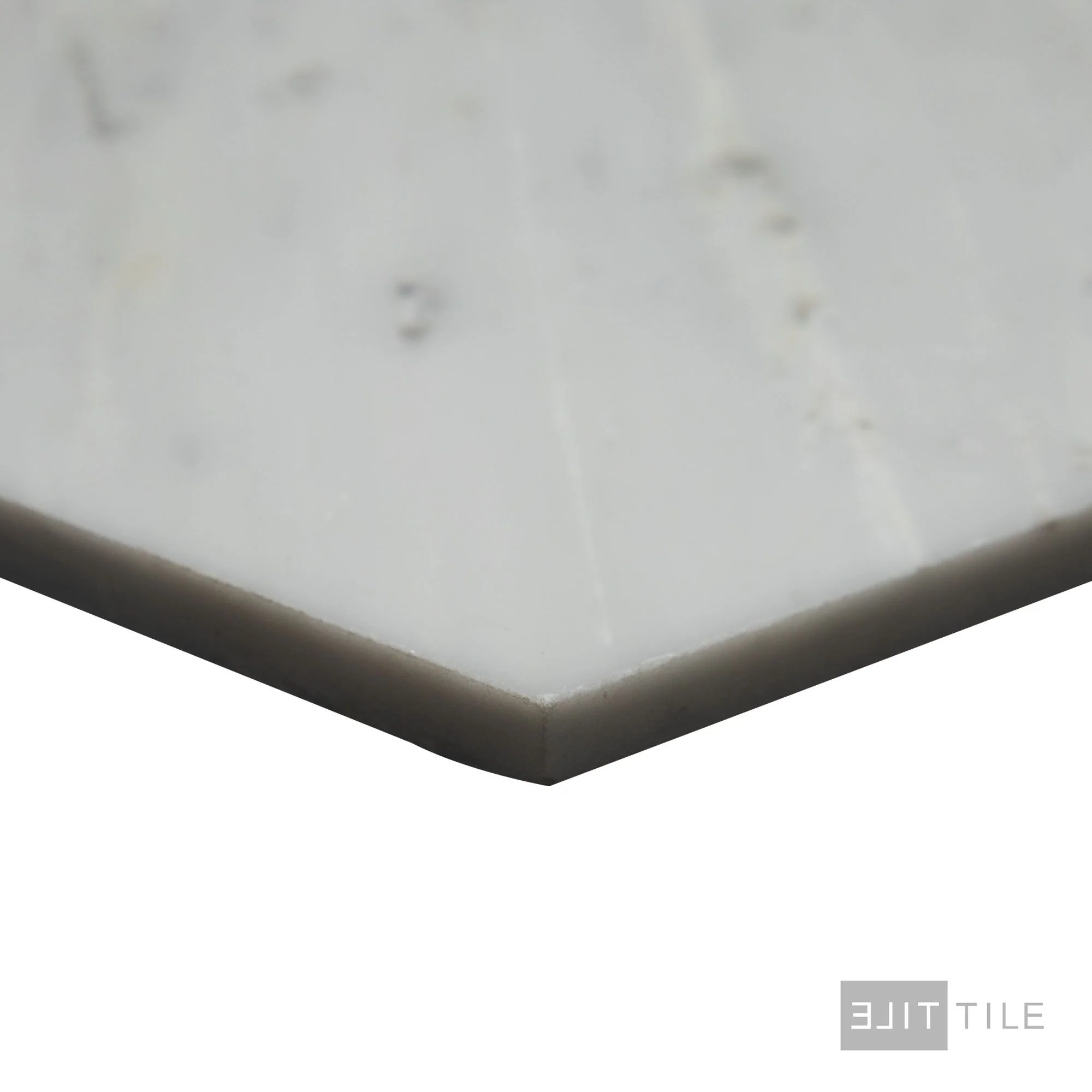 Oriental White Marble 6" Hexagon Honed - Image 3