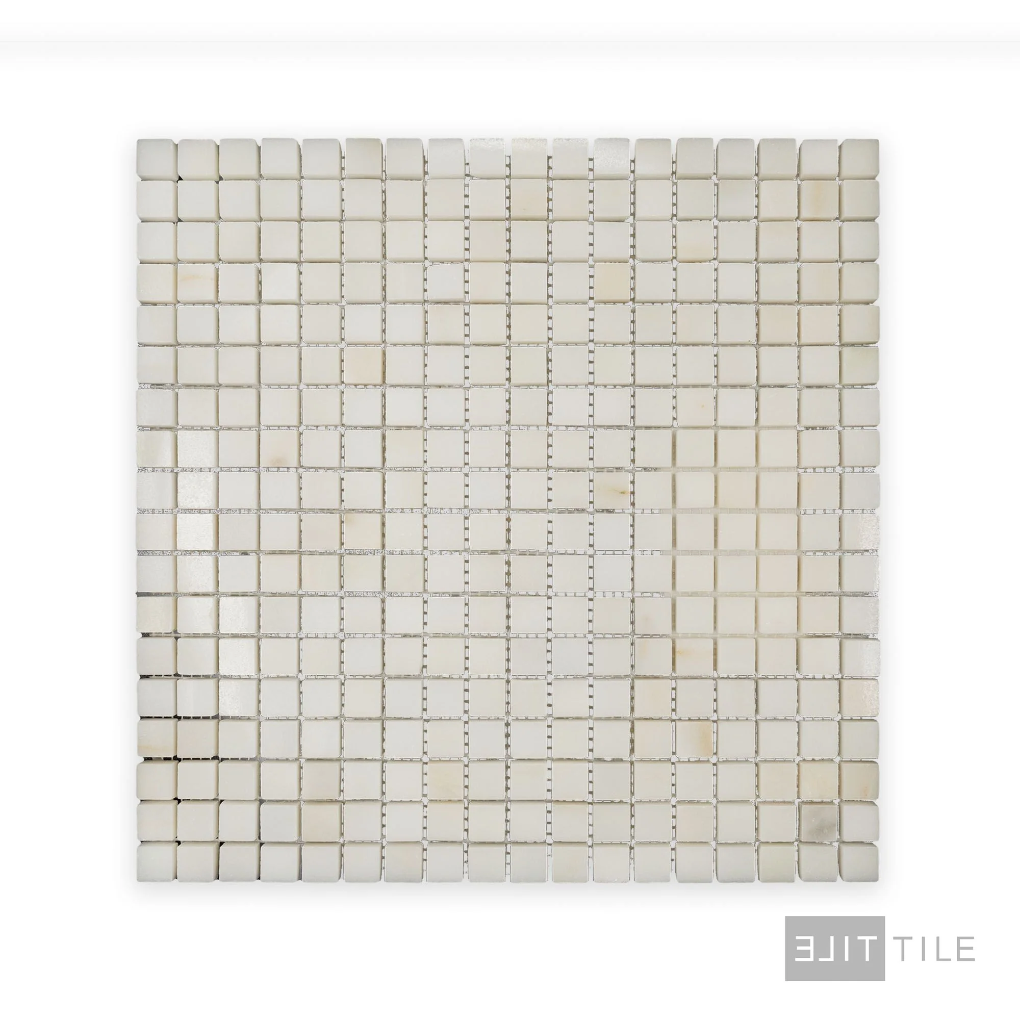 Oriental White Marble 5/8" Square Polished Mosaic - Image 2