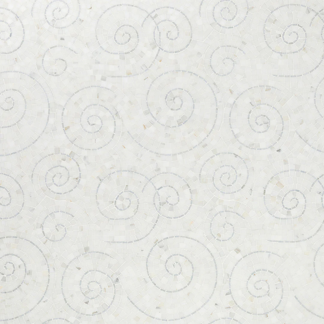 Paradigm Mosaic 18-1/4X18 Calacata/Blue Honed