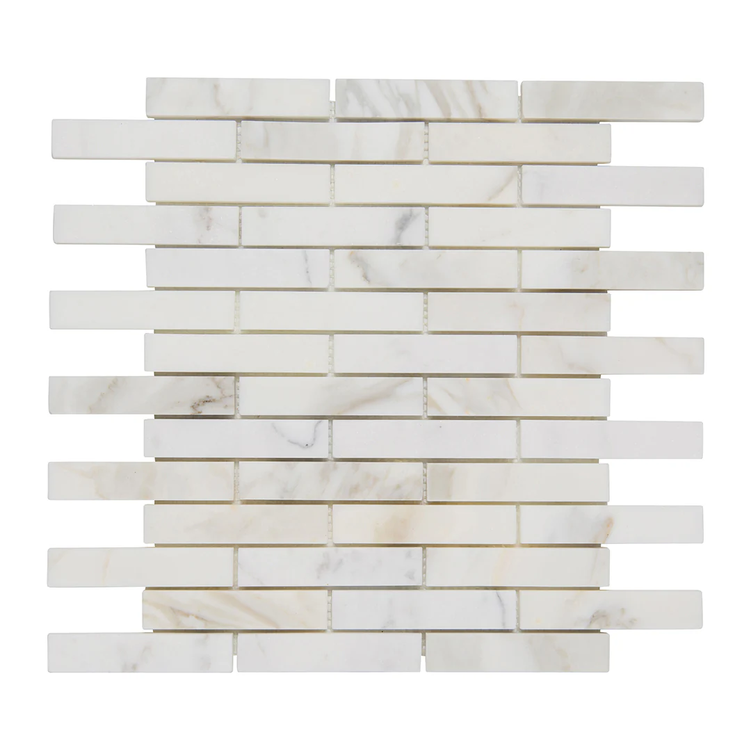 Paradigm Rectangle Mosaic 12X11-1/2 Calacatta Honed - Image 3