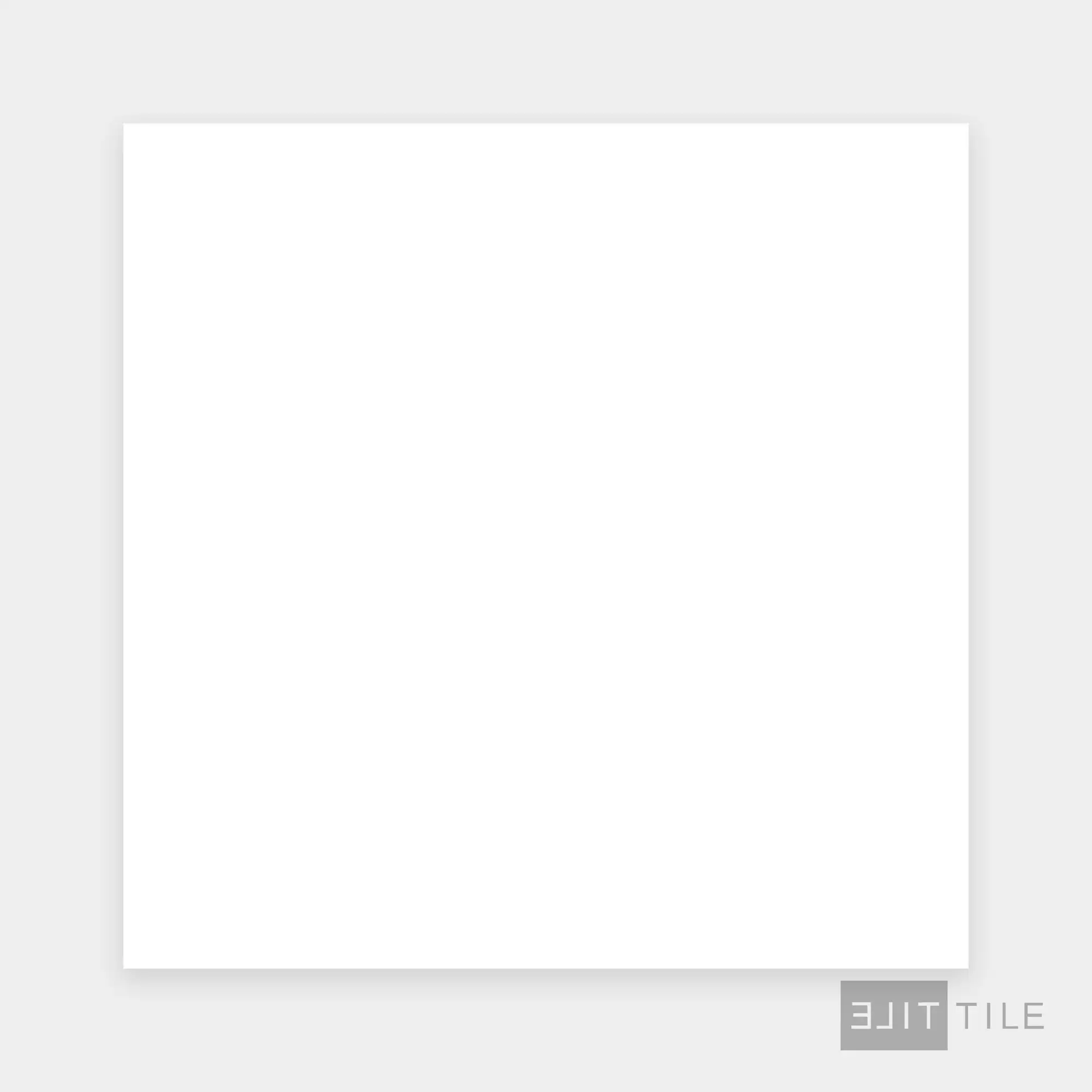 Pearl Porcelain Large Format Field Tile 48X48 Super White Polished - Image 3