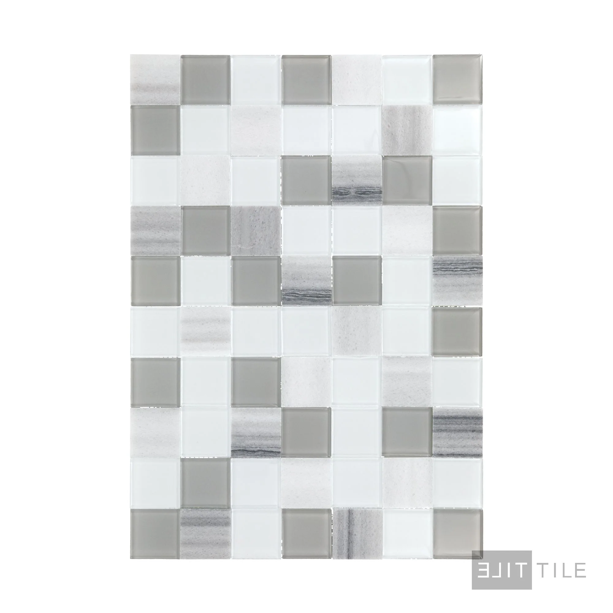 Perfit Mosaix 2X2 Natural Stone Mosaic 18X12 Marmara & Glass Polished - Image 3