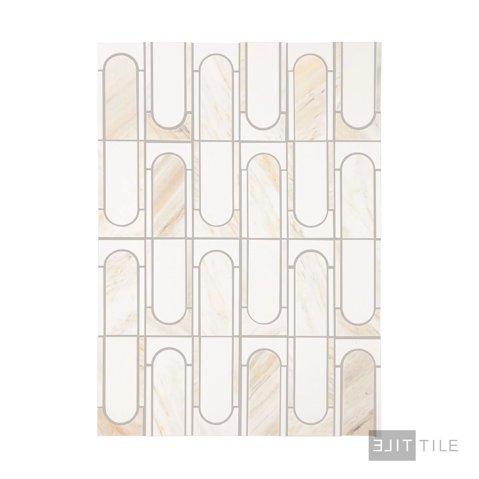 Perfit Mosaix Natural Stone Mosaic Capsule 18X12 Namaste & Thassos Polished - Image 3