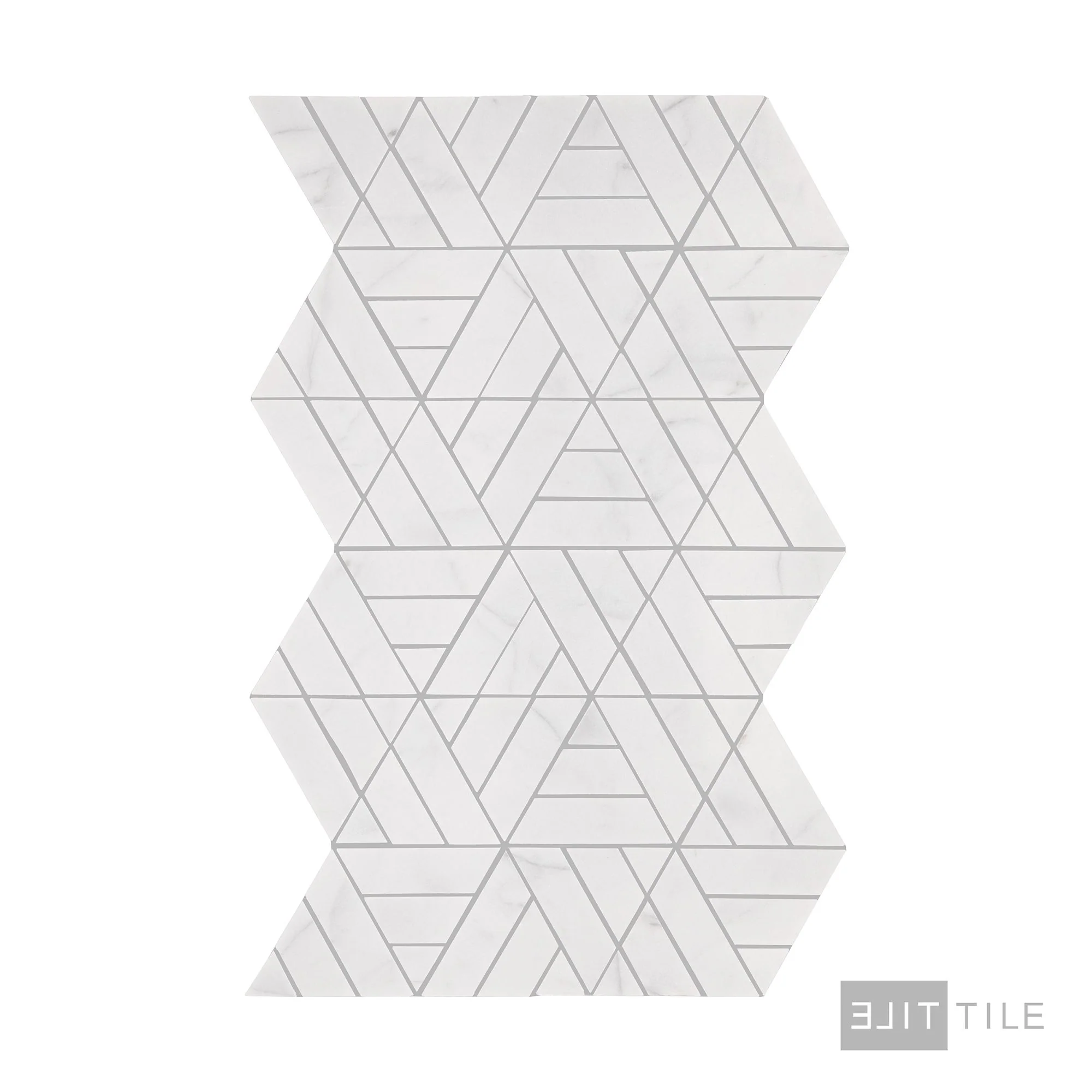 Perfit Mosaix Natural Stone Mosaic 18X12 Saran White Polished - Image 3