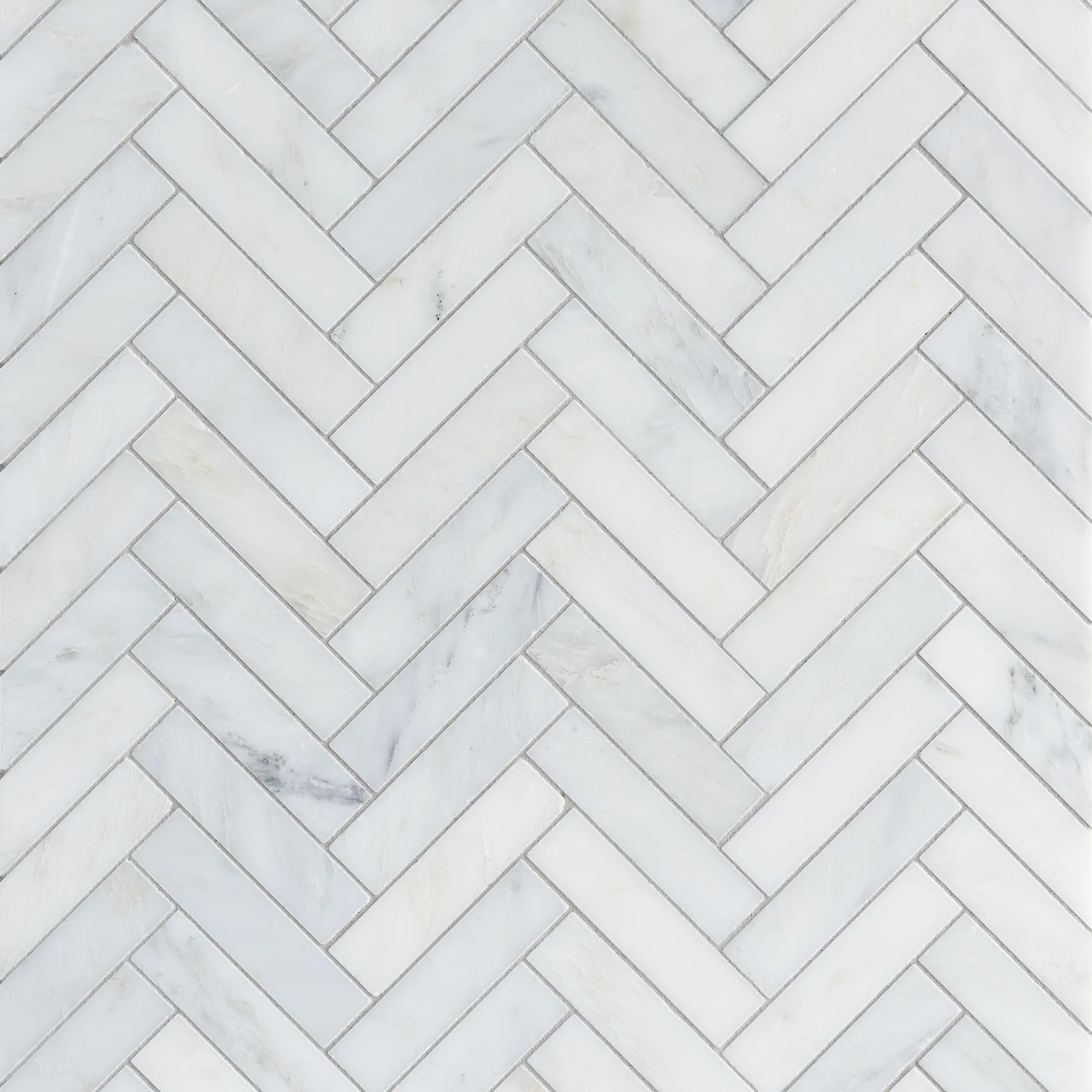 Pietra Bello Herringbone Mosaic 11-7/16X11-15/16 Bianco Bello Honed