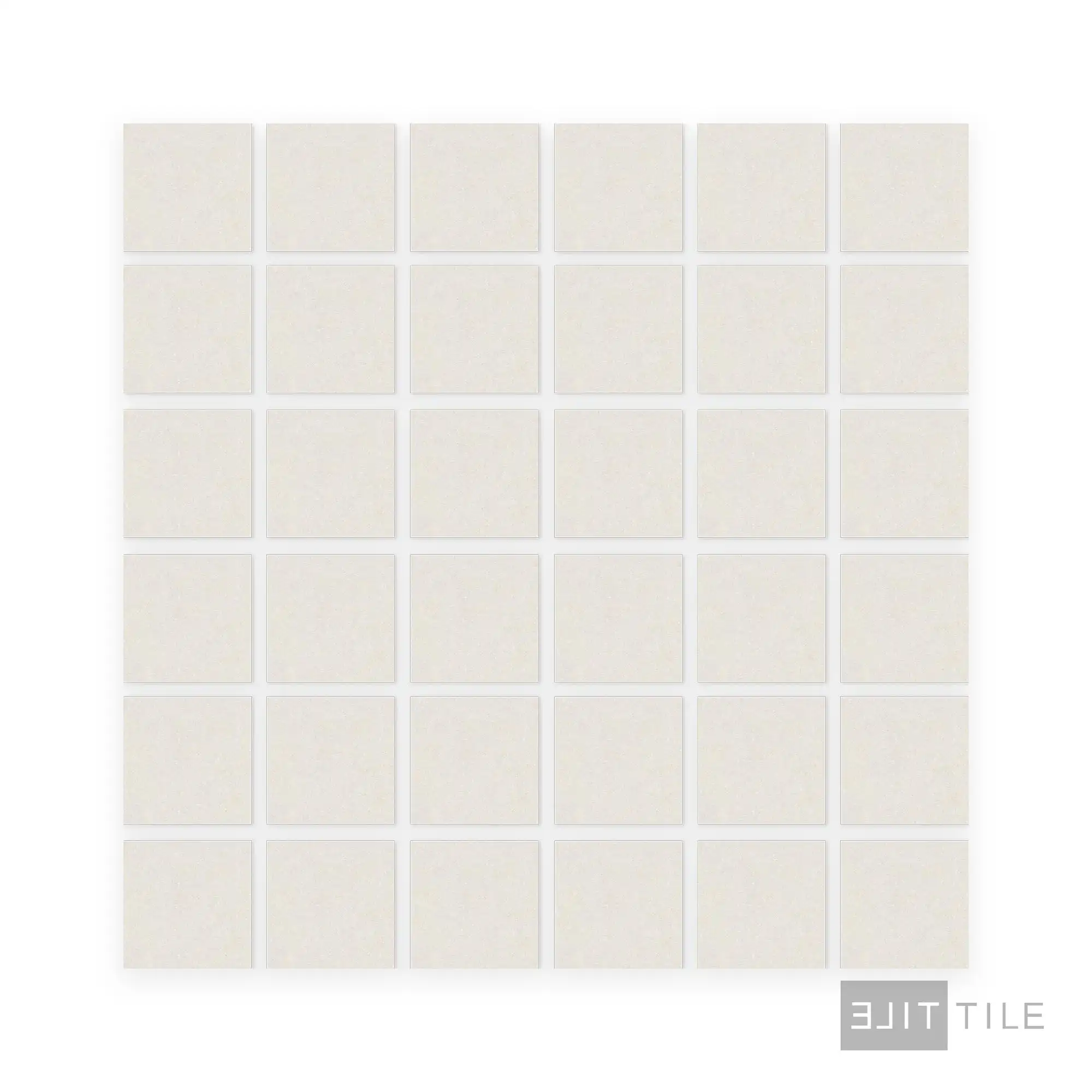 Pietra Coral 2X2 Square Mosaic 12X12 Sand Matte - Image 2