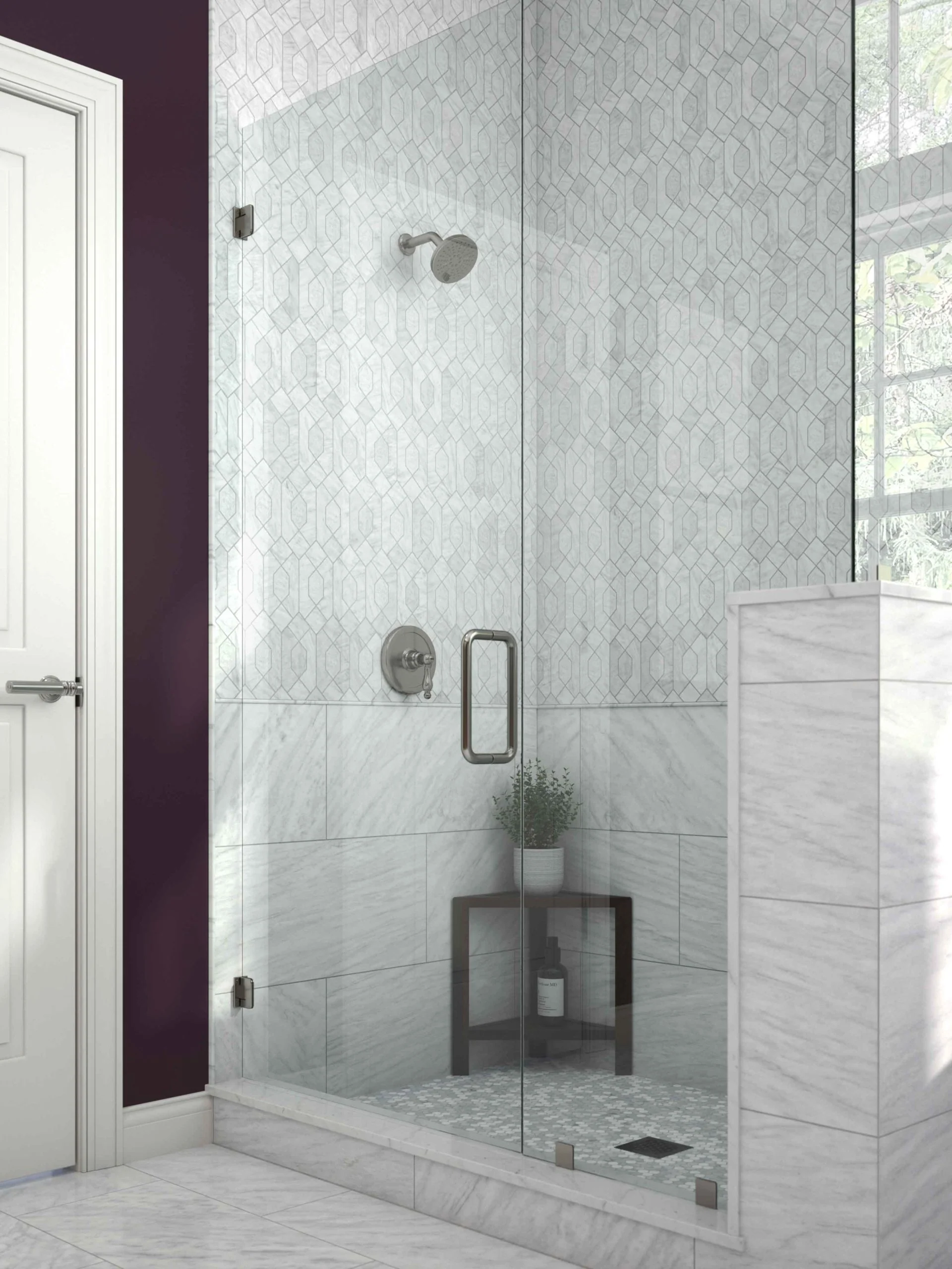 Pietra Gris Circle Mosaic 12X13 Grey / White Honed - Image 2