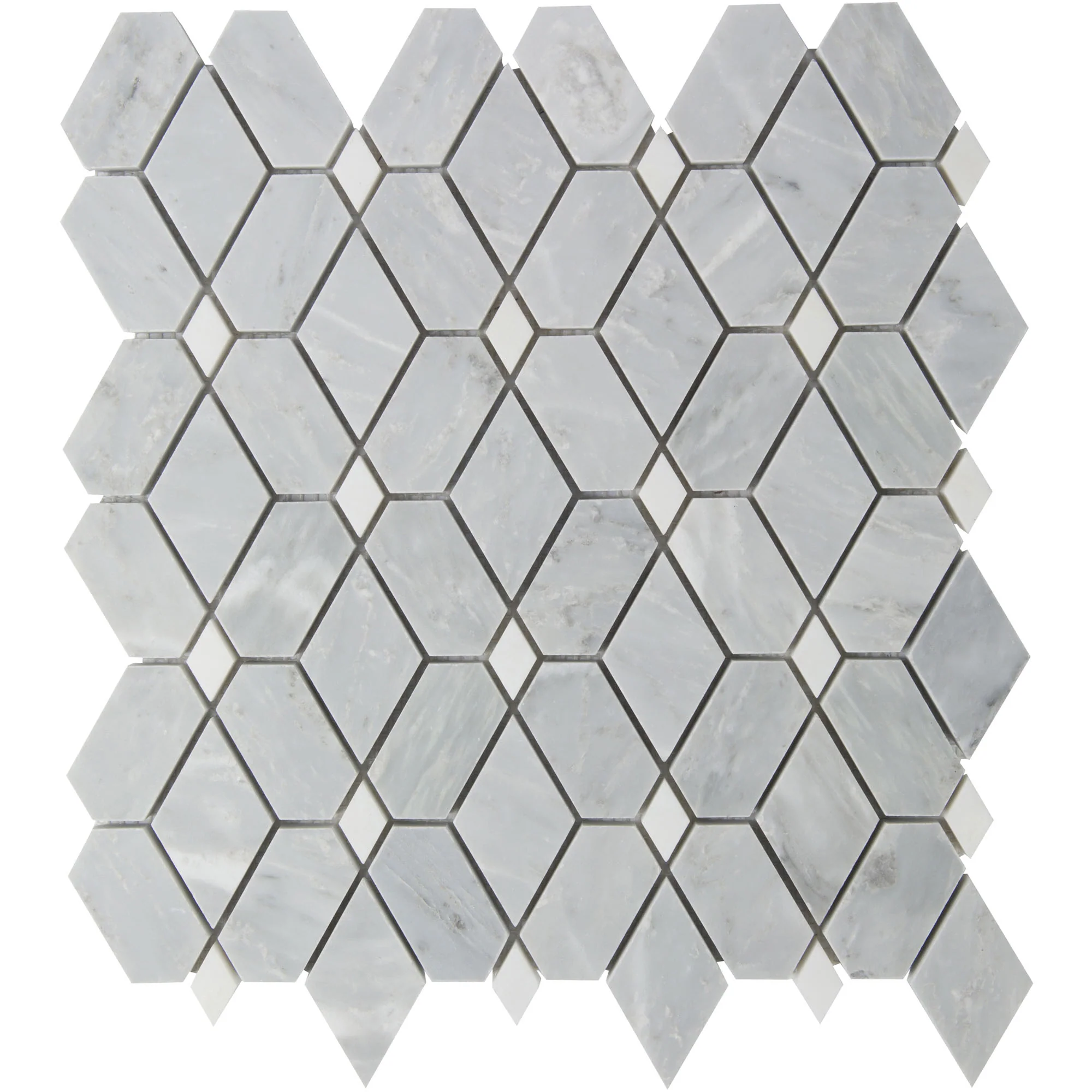 Pietra Gris Capri Mosaic 12X12 Light Grey Honed - Image 3