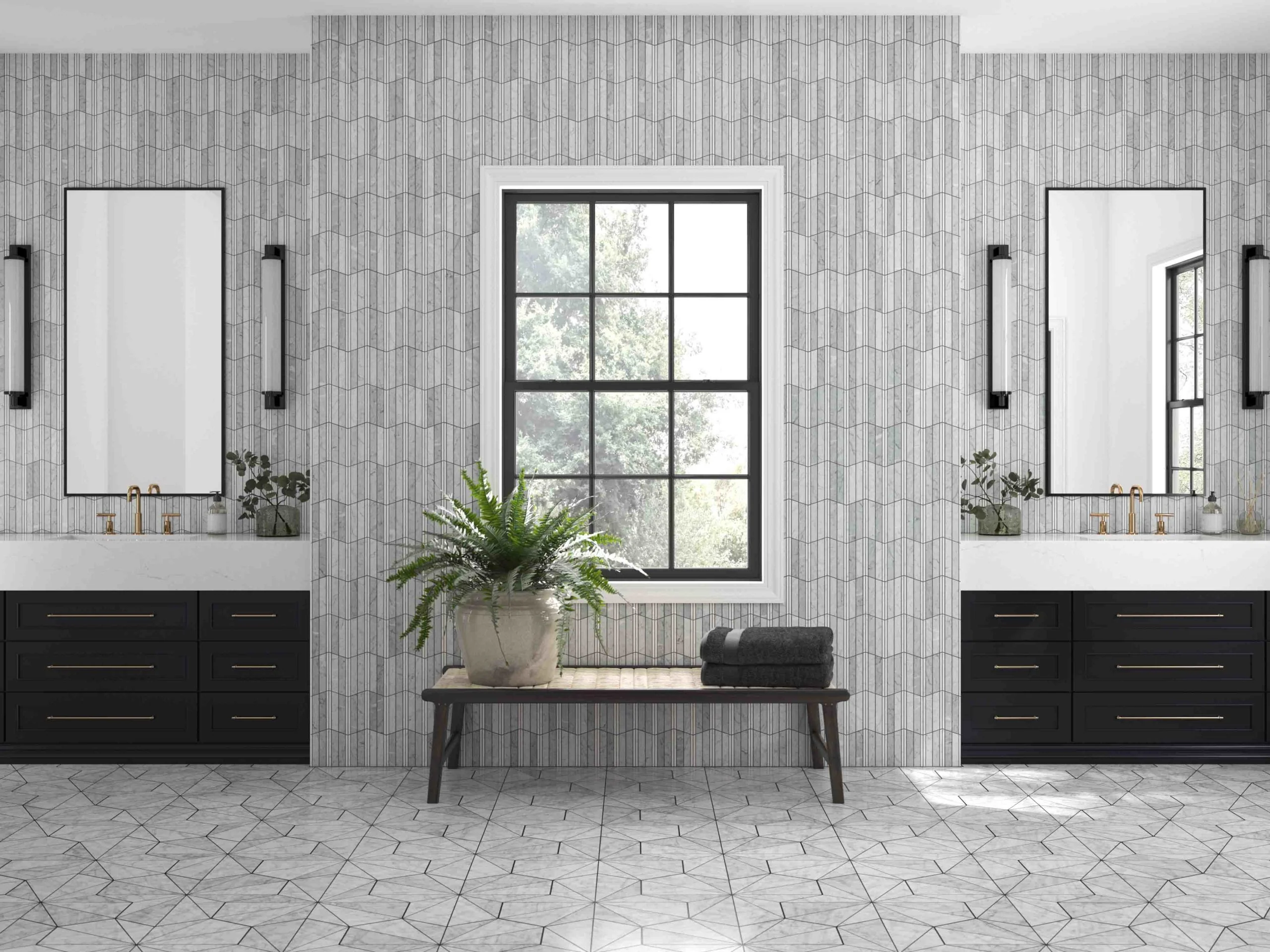 Pietra Gris Colosseum Mosaic 12X12 Light Grey Honed - Image 2