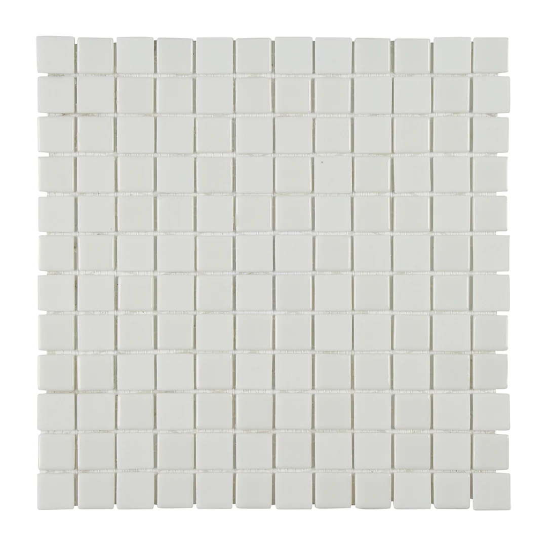 Pop Culture Square Mosaic 12X12 White Textured - Image 2