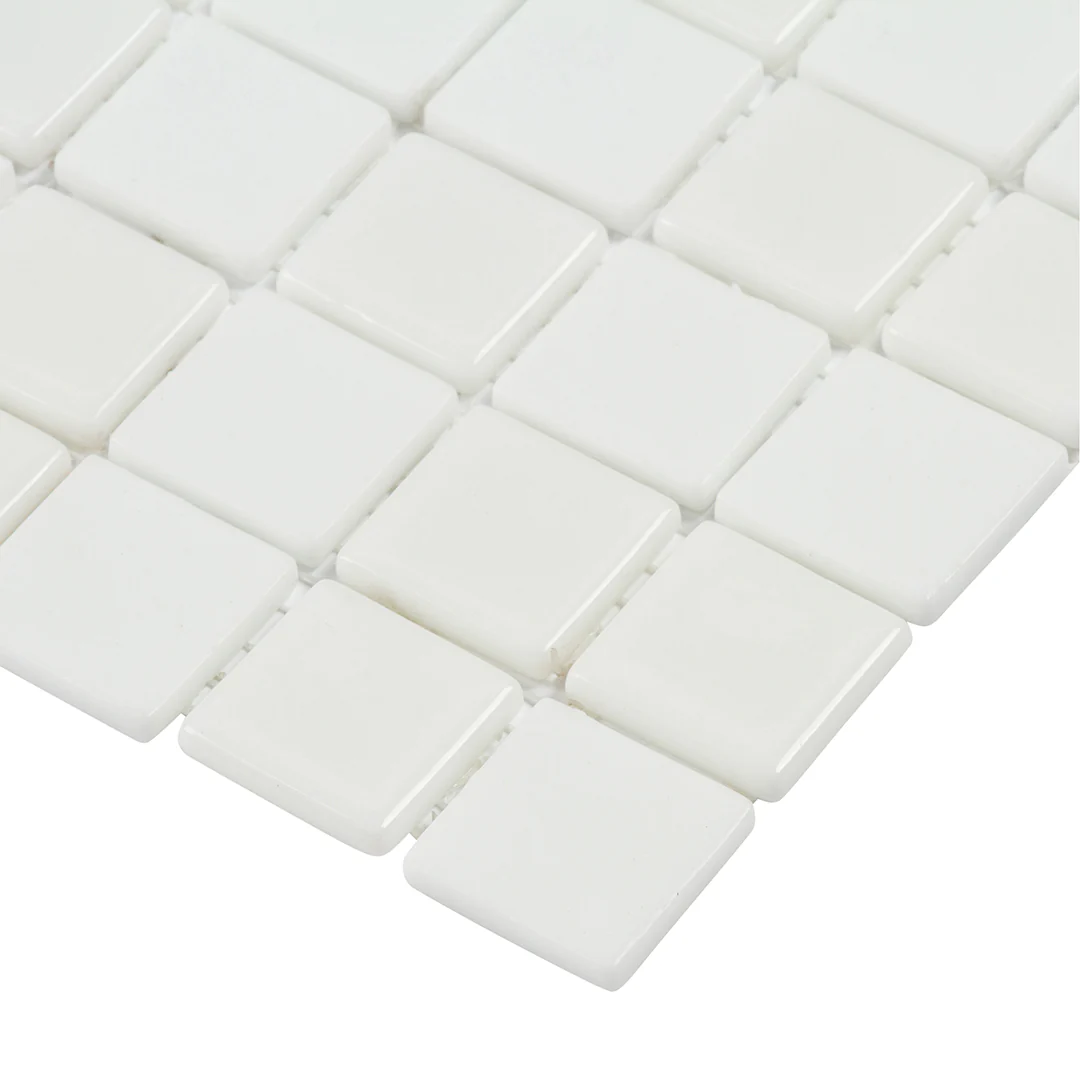 Pop Culture Square Mosaic 12X12 White Textured - Image 3