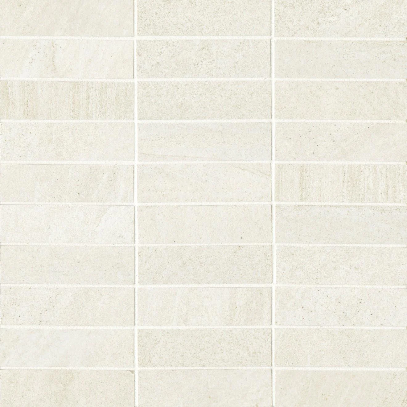 Purestone 1X4 Mosaic Natural 12X12 Bianco